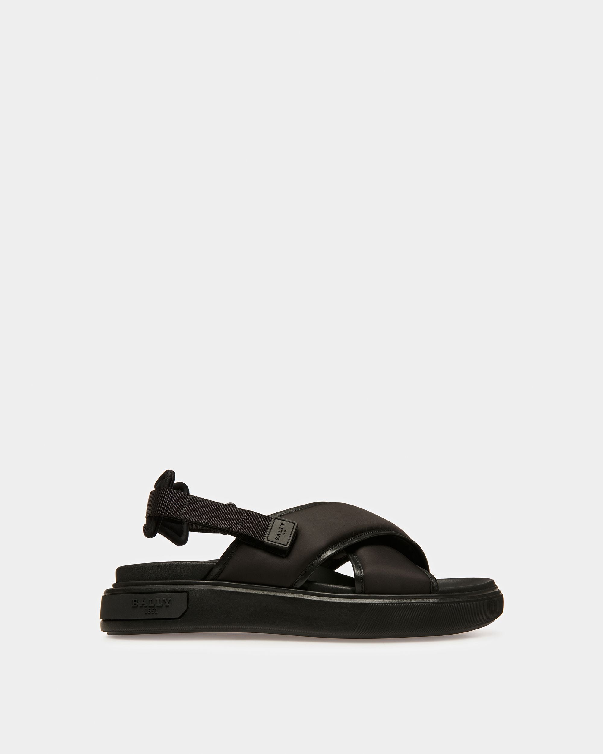 Jodye Sandalen Aus Leder Und Nylon In Schwarz - Herren - Bally - 01