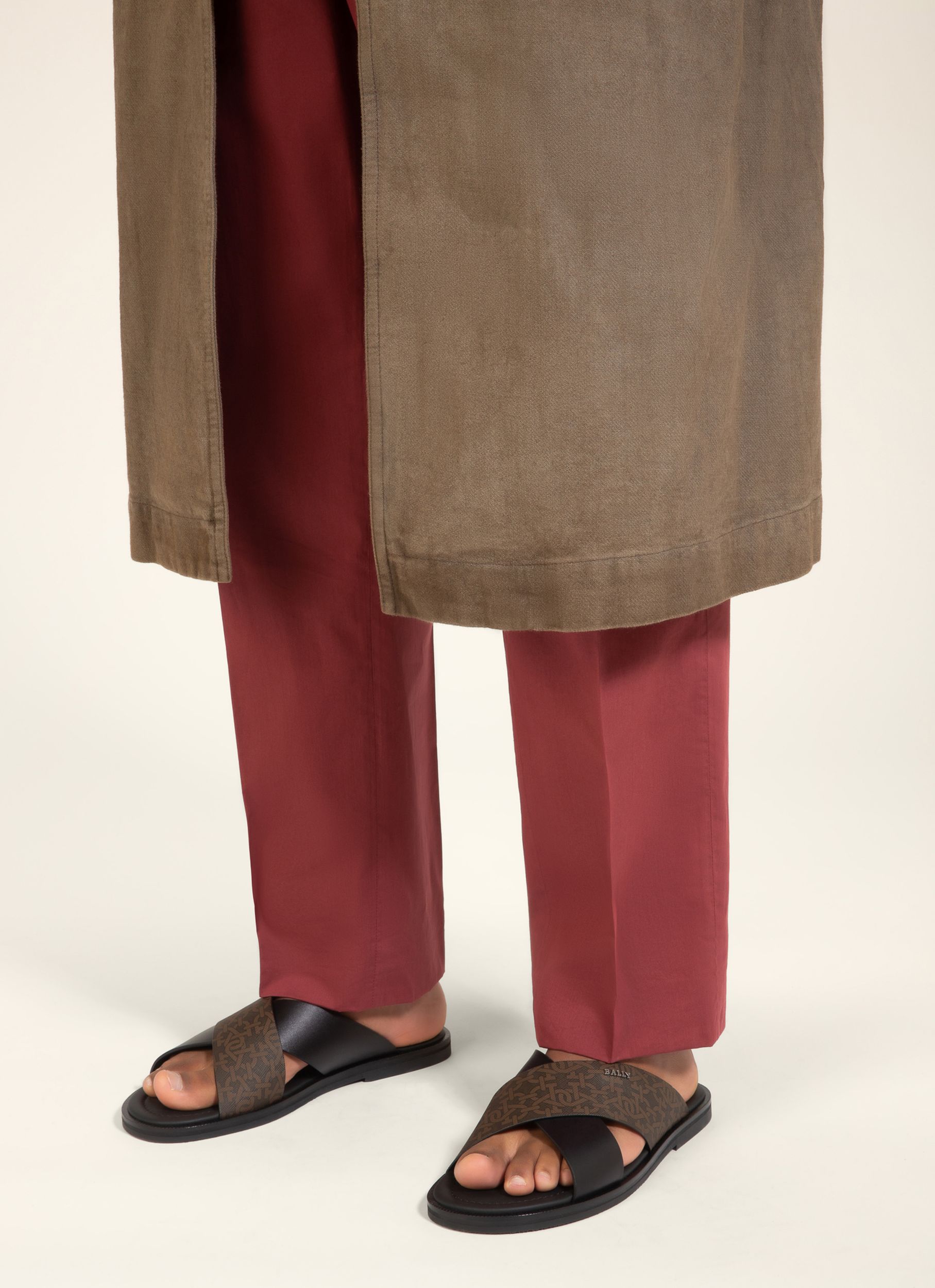 Jair Sandalen Aus Tpu Und Leder In Braun Und Schwarz - Herren - Bally - 06