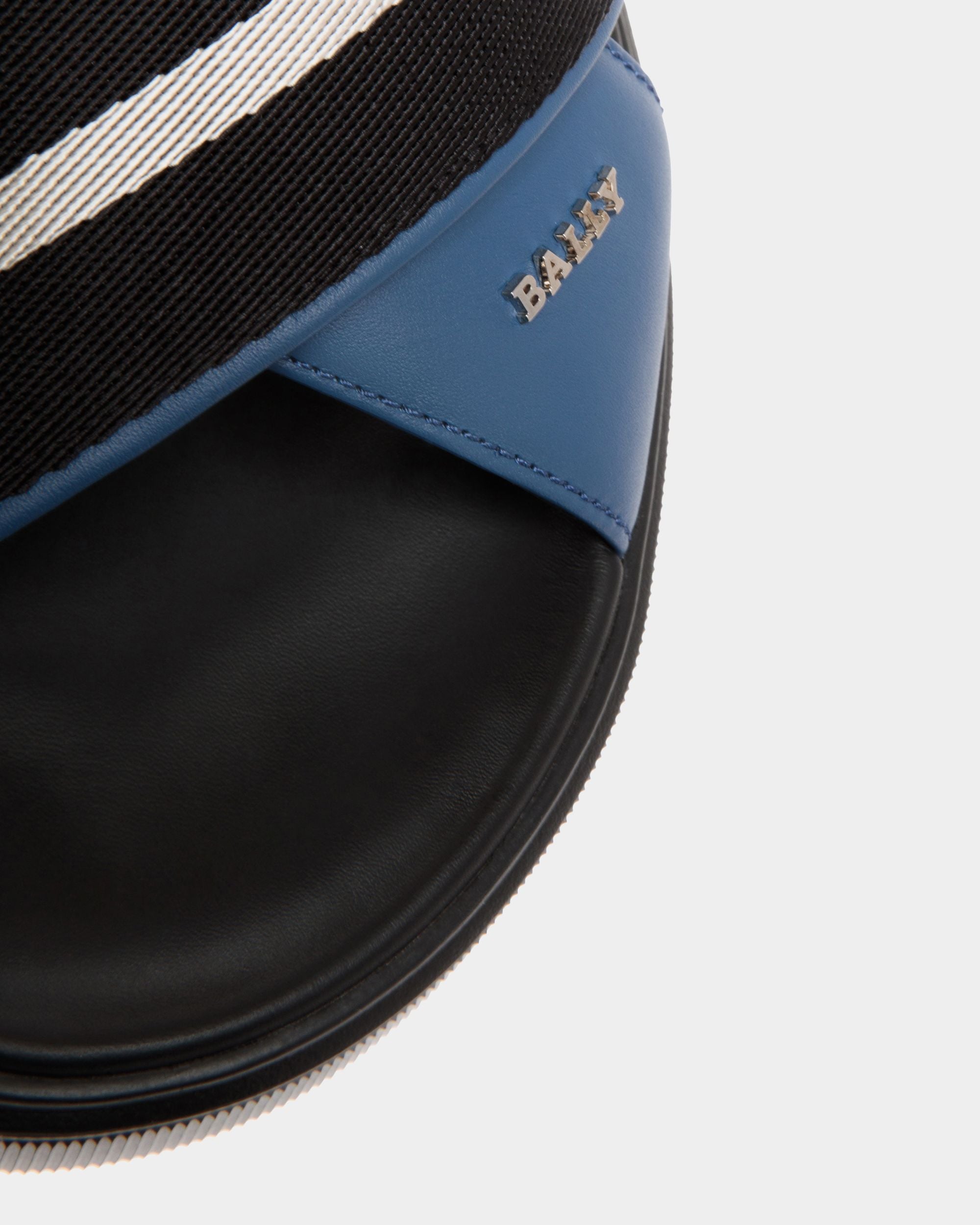 Bally Lift Sandal Sandals In Blue Leather - Herren - Bally - 05