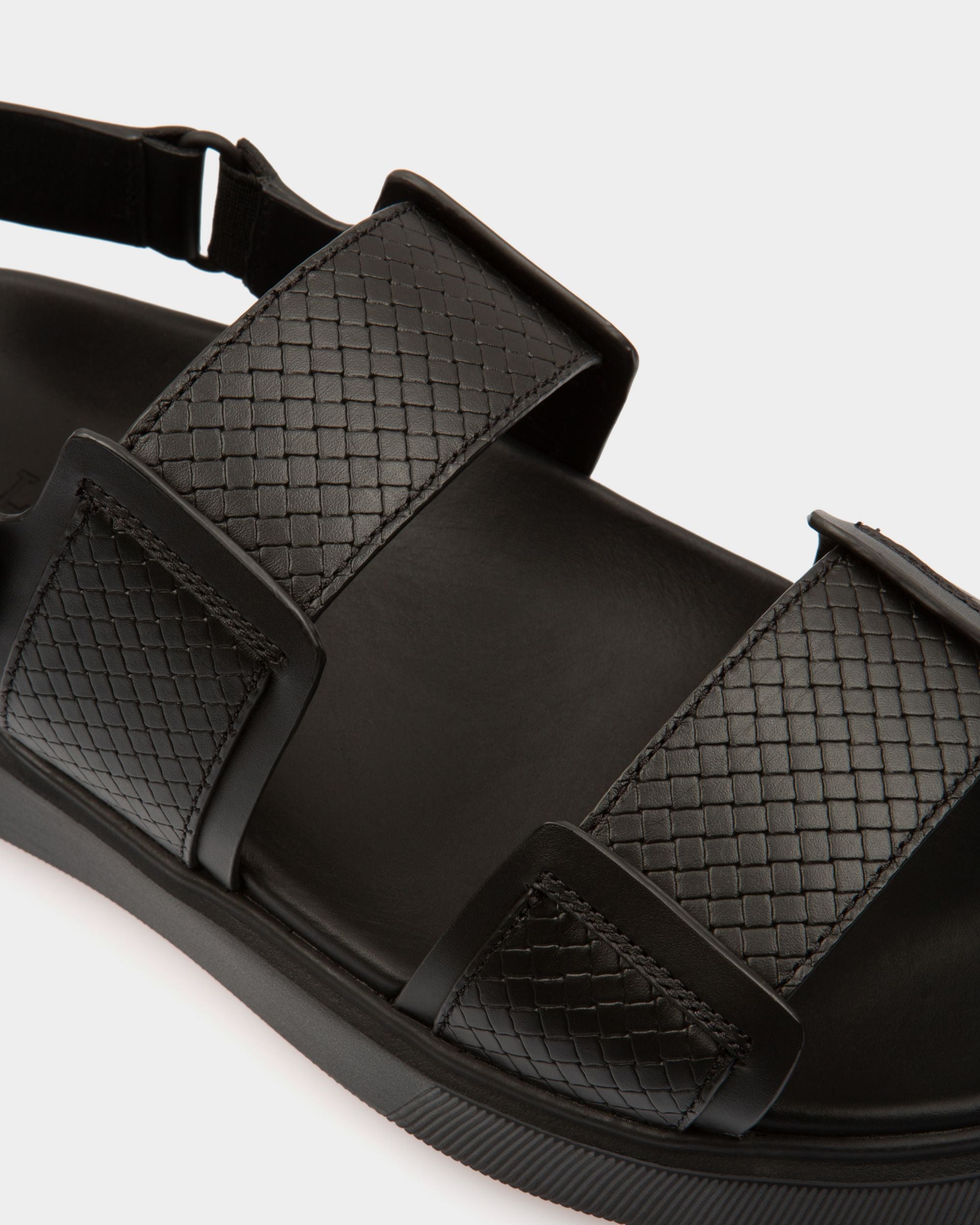 Jaron Sandaletten Aus Schwarzem Leder - Herren - Bally - 04