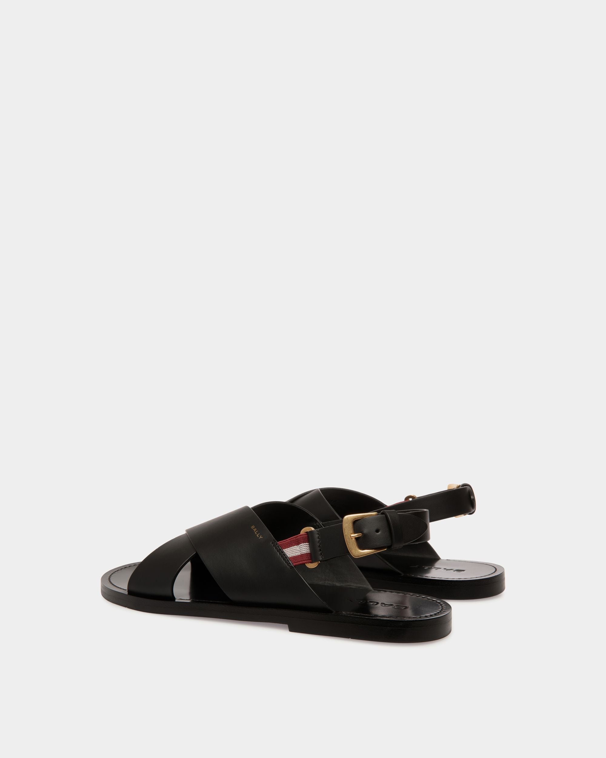 Chateau Sandale Aus Leder In Schwarz - Herren - Bally - 03