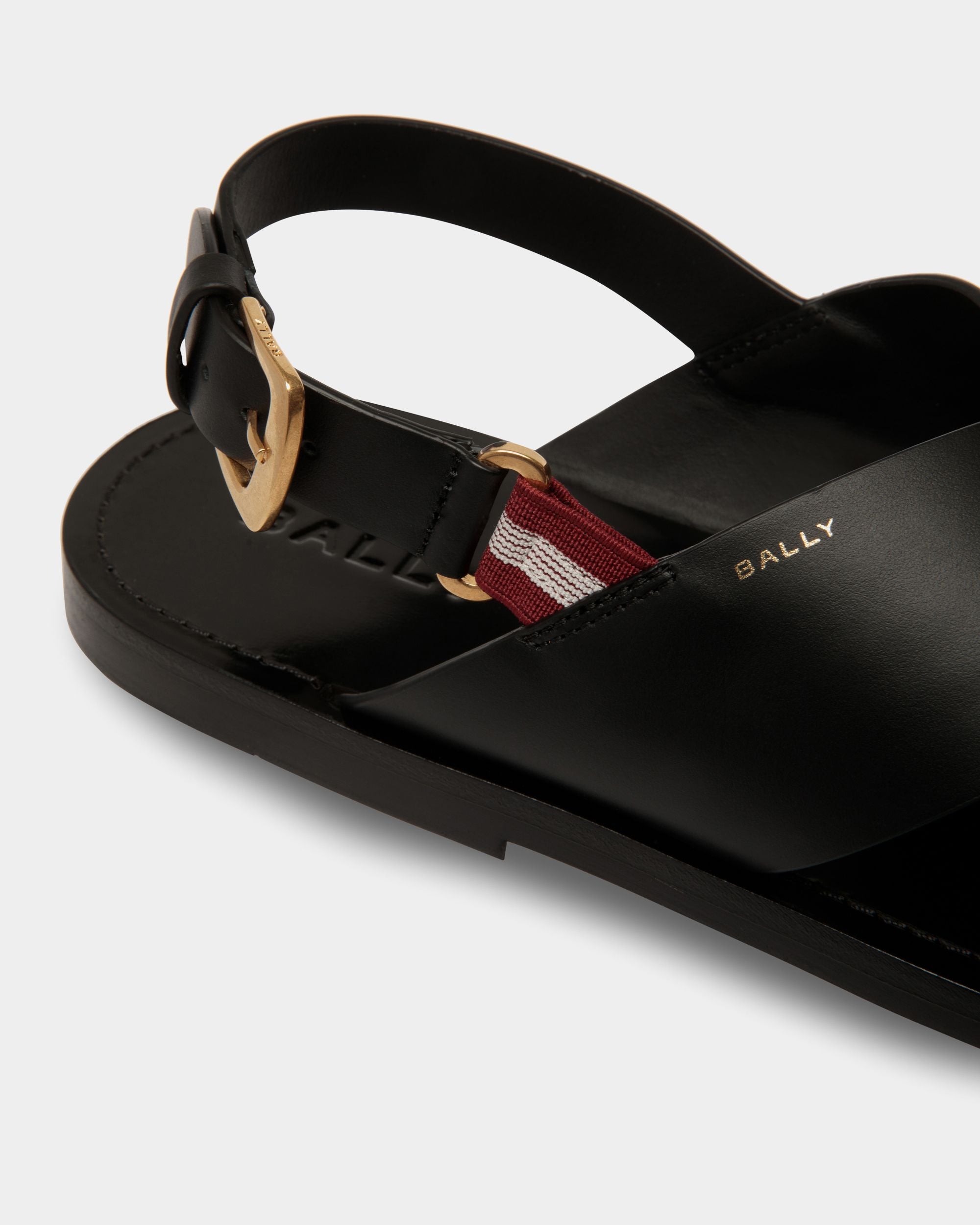 Chateau Sandale Aus Leder In Schwarz - Herren - Bally - 04