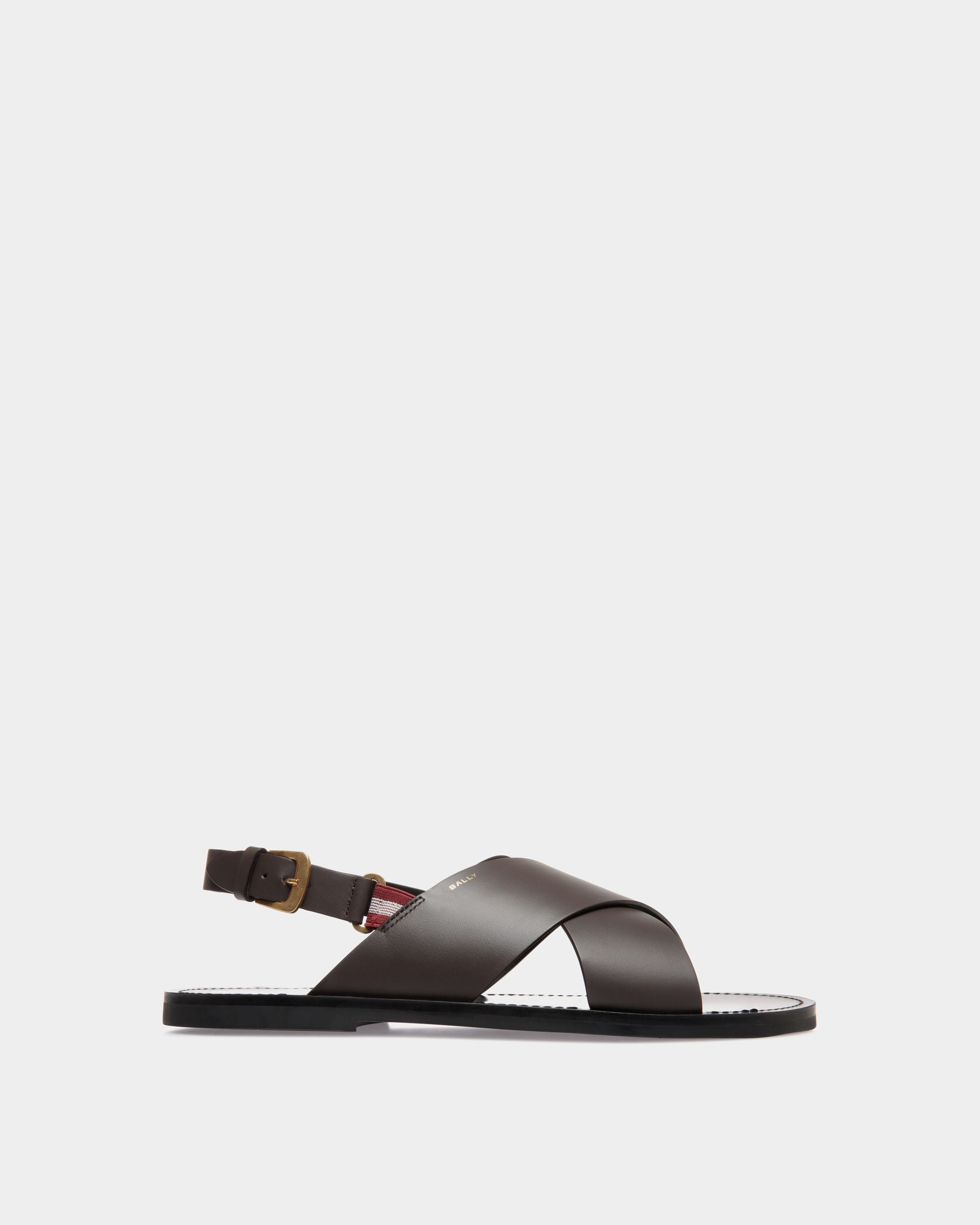Chateau Sandals In Brown Leather - Herren - Bally - 01