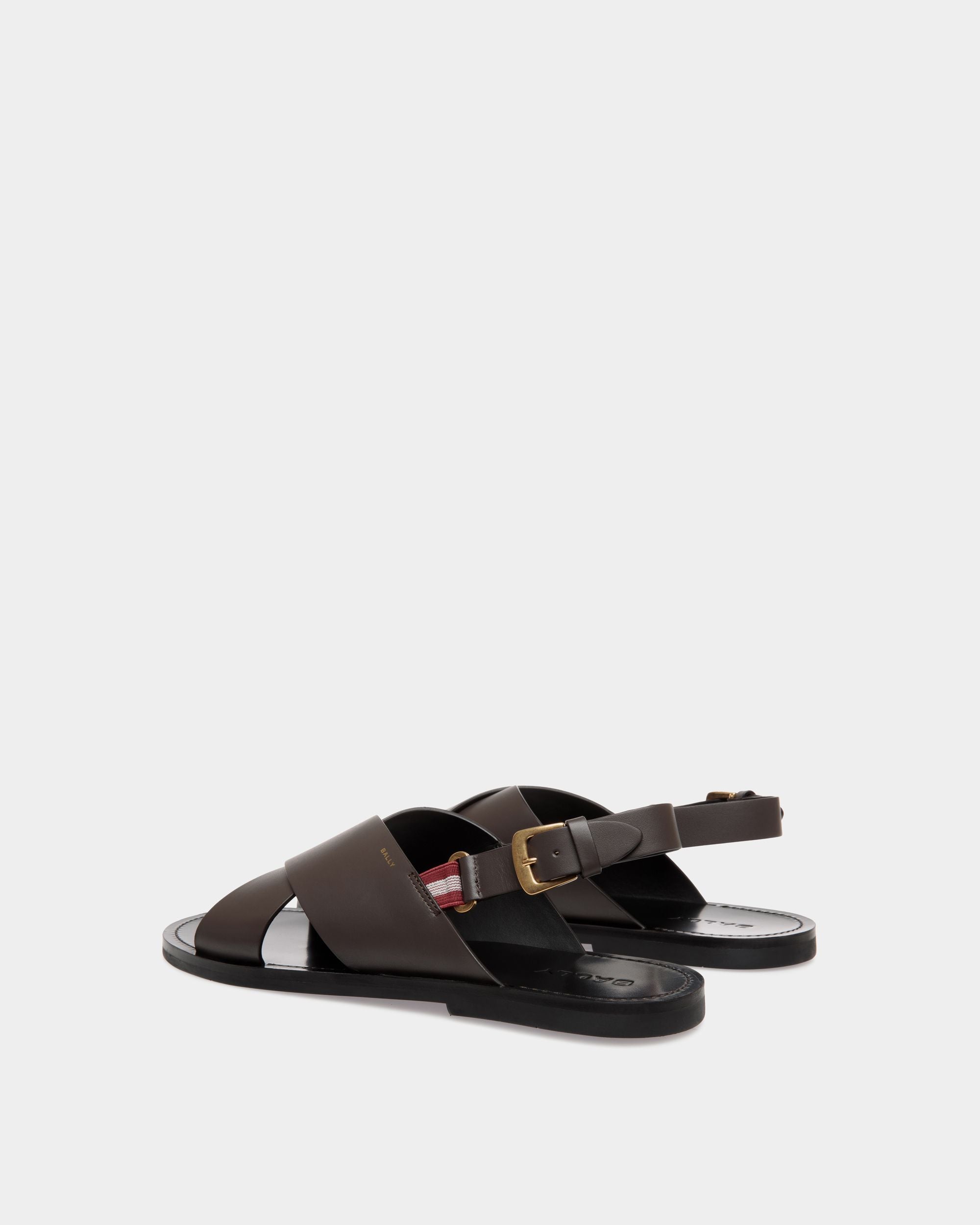 Chateau Sandals In Brown Leather - Herren - Bally - 03