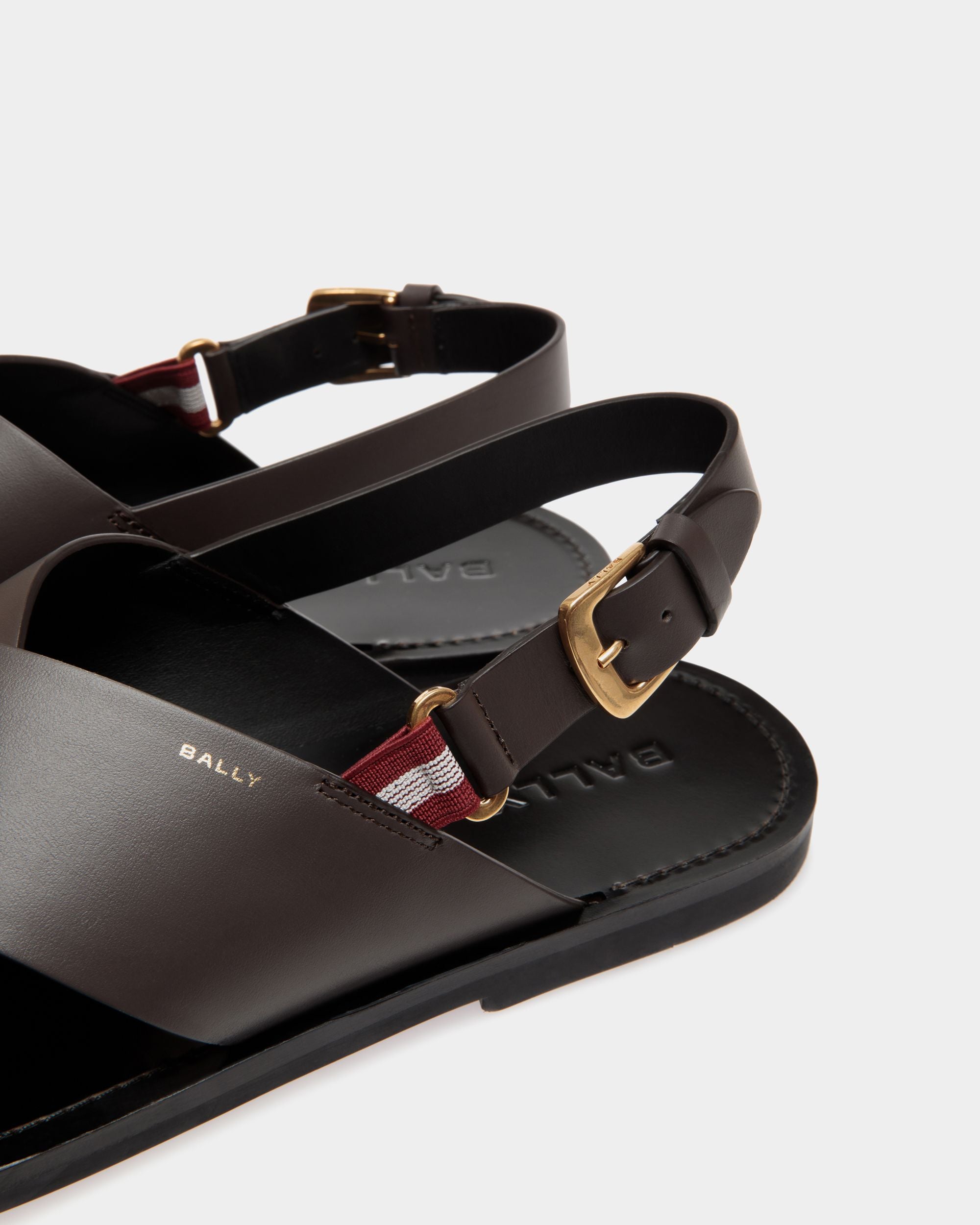 Chateau Sandals In Brown Leather - Herren - Bally - 05