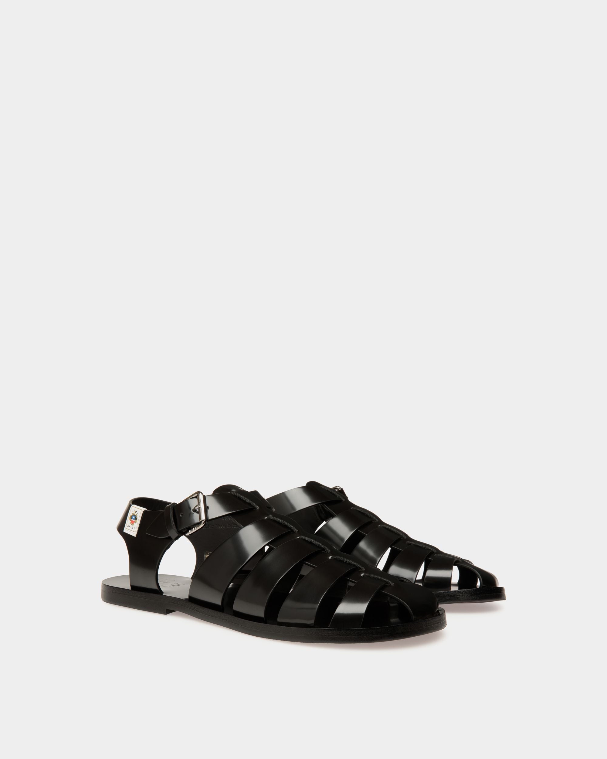 Chateau Sandale Aus Leder In Schwarz - Herren - Bally - 03