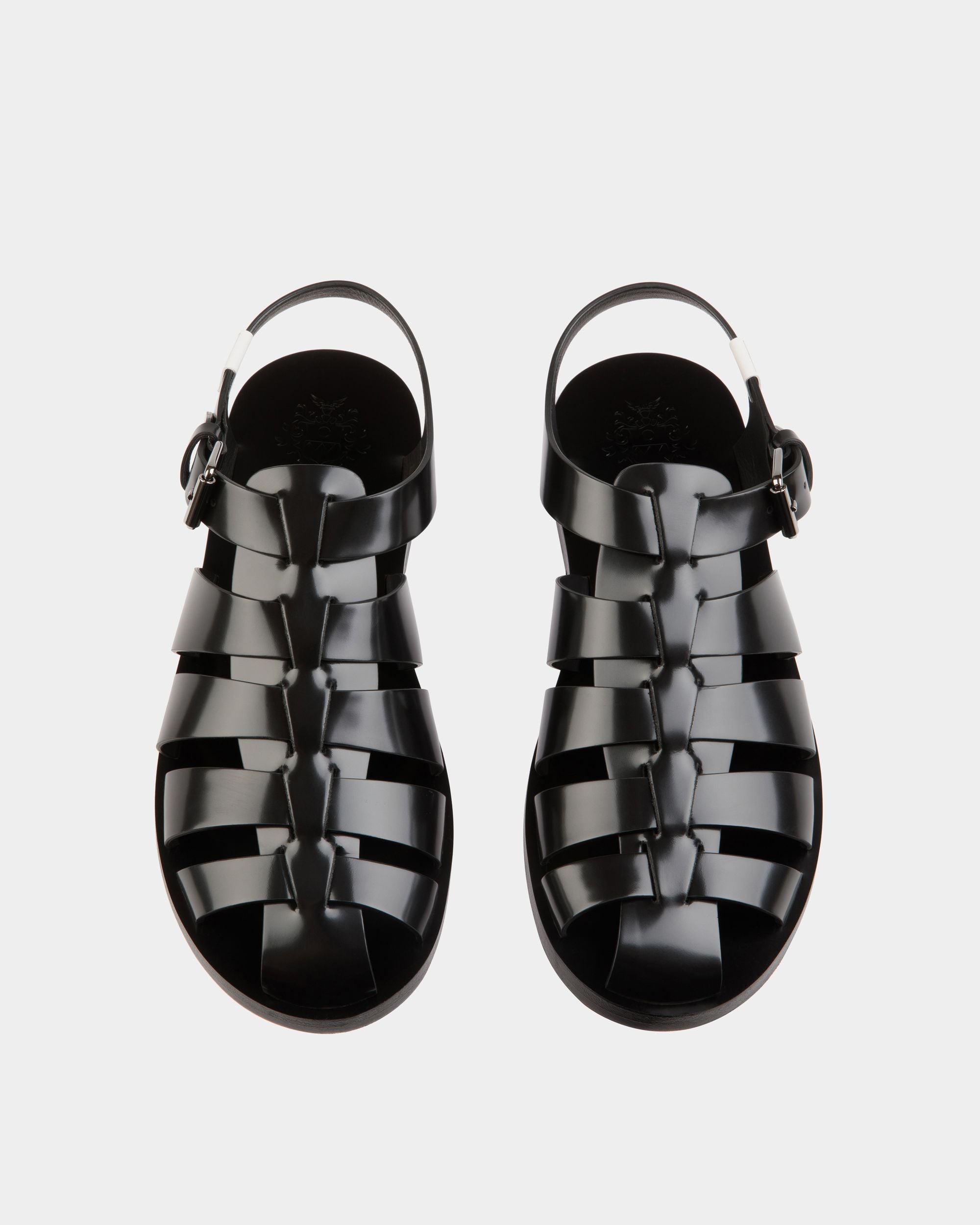 Chateau Sandale Aus Leder In Schwarz - Herren - Bally - 05