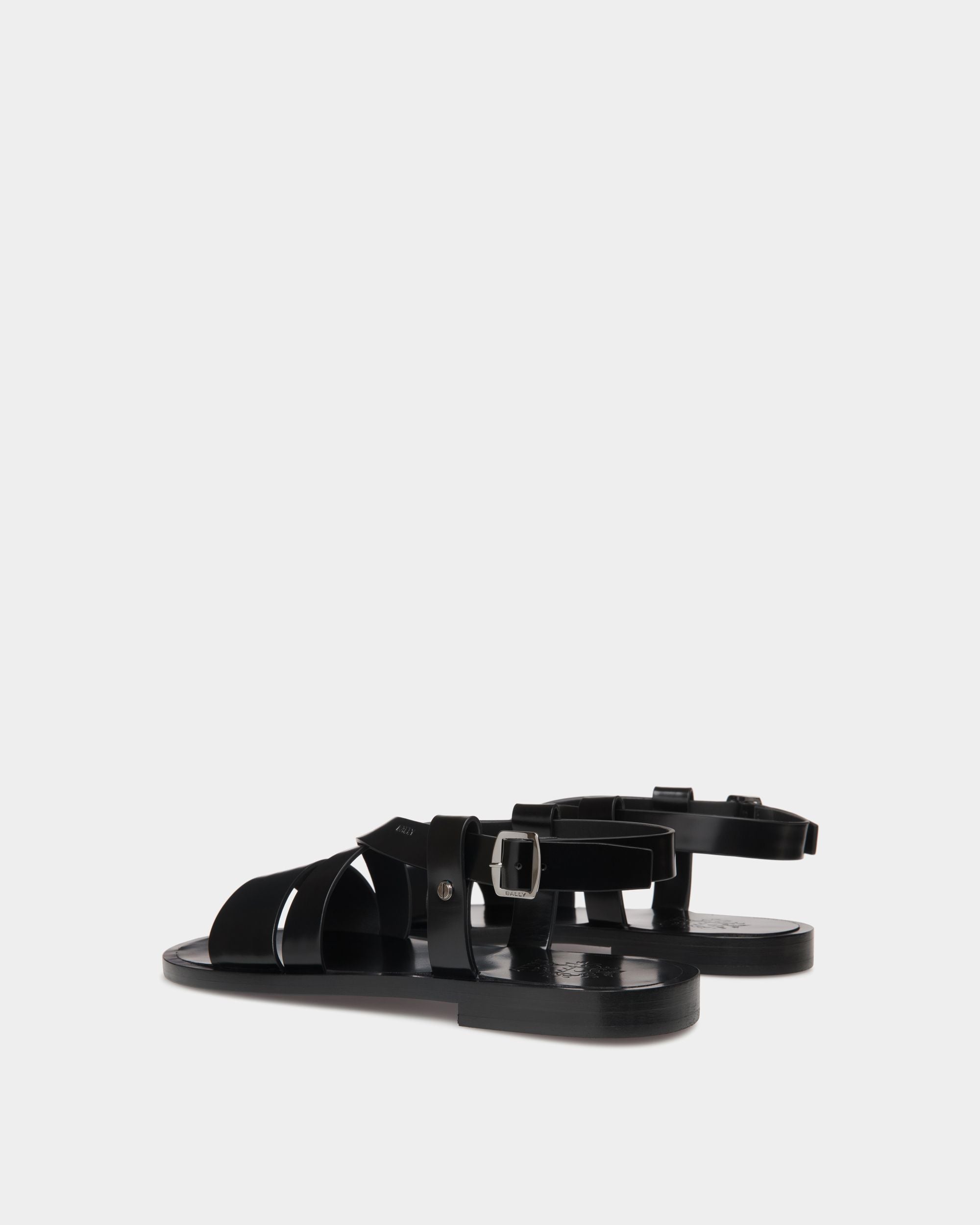 Salis Sandale Aus Leder In Schwarz - Herren - Bally - 03