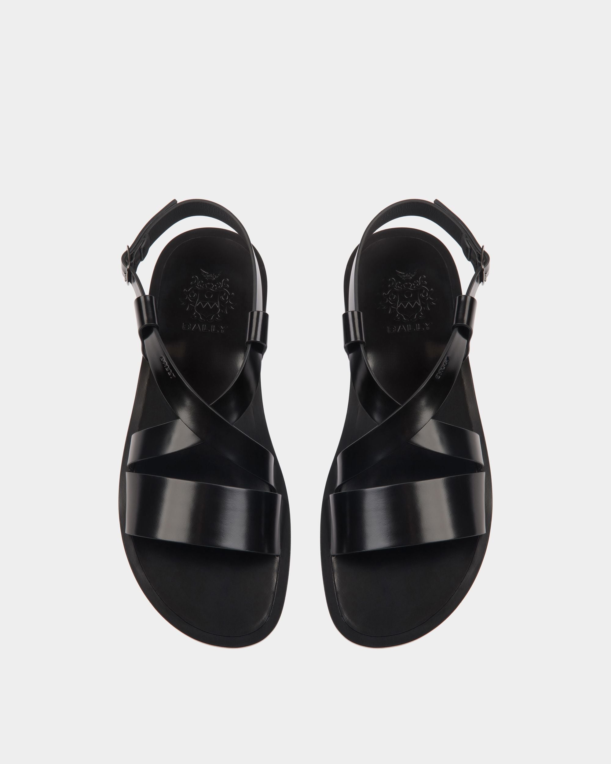 Salis Sandale Aus Leder In Schwarz - Herren - Bally - 04