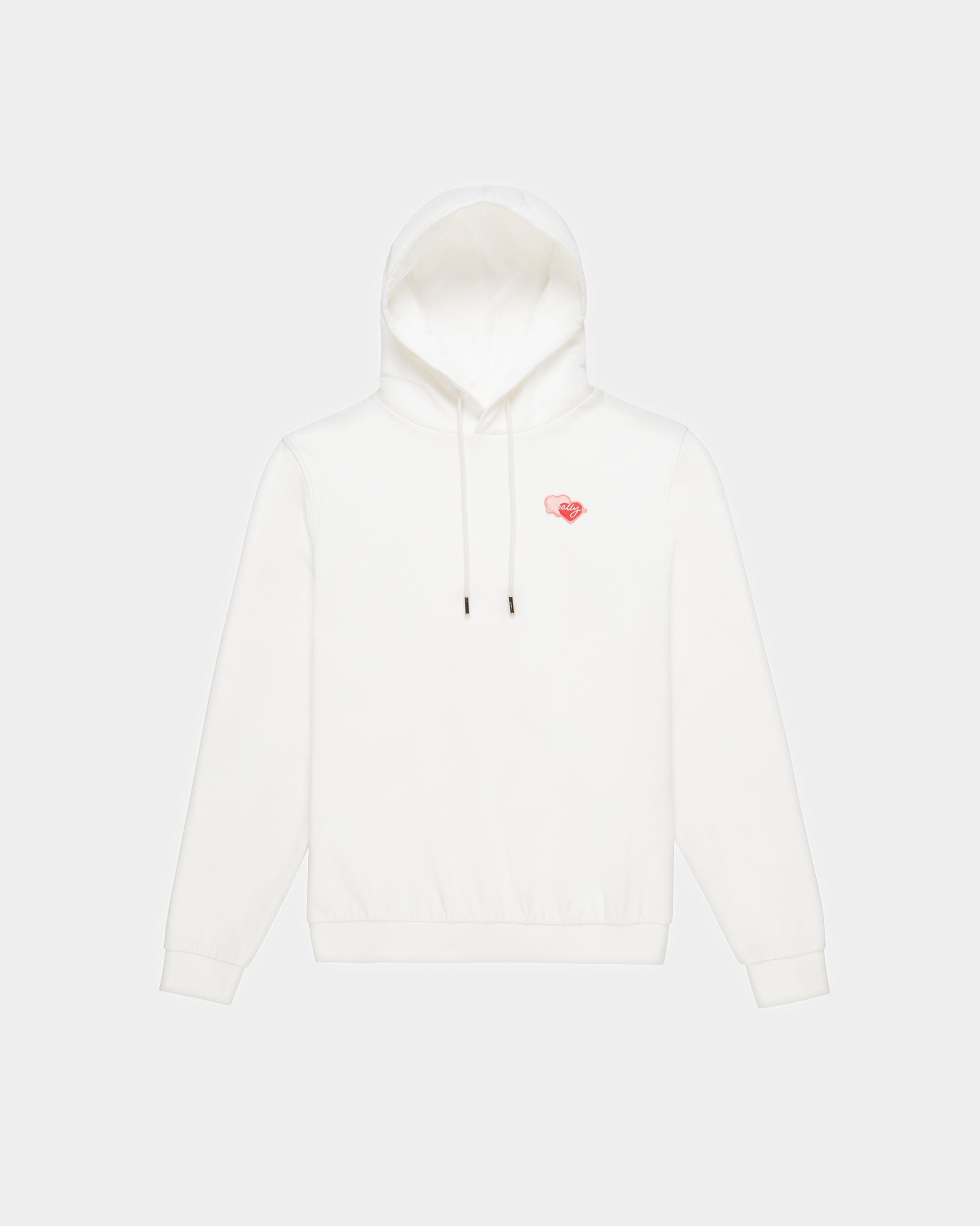 Besticktes Fleece-Sweatshirt Sweatshirt Aus Baumwoll-Fleece Mit Stickerei - Herren - Bally - 01