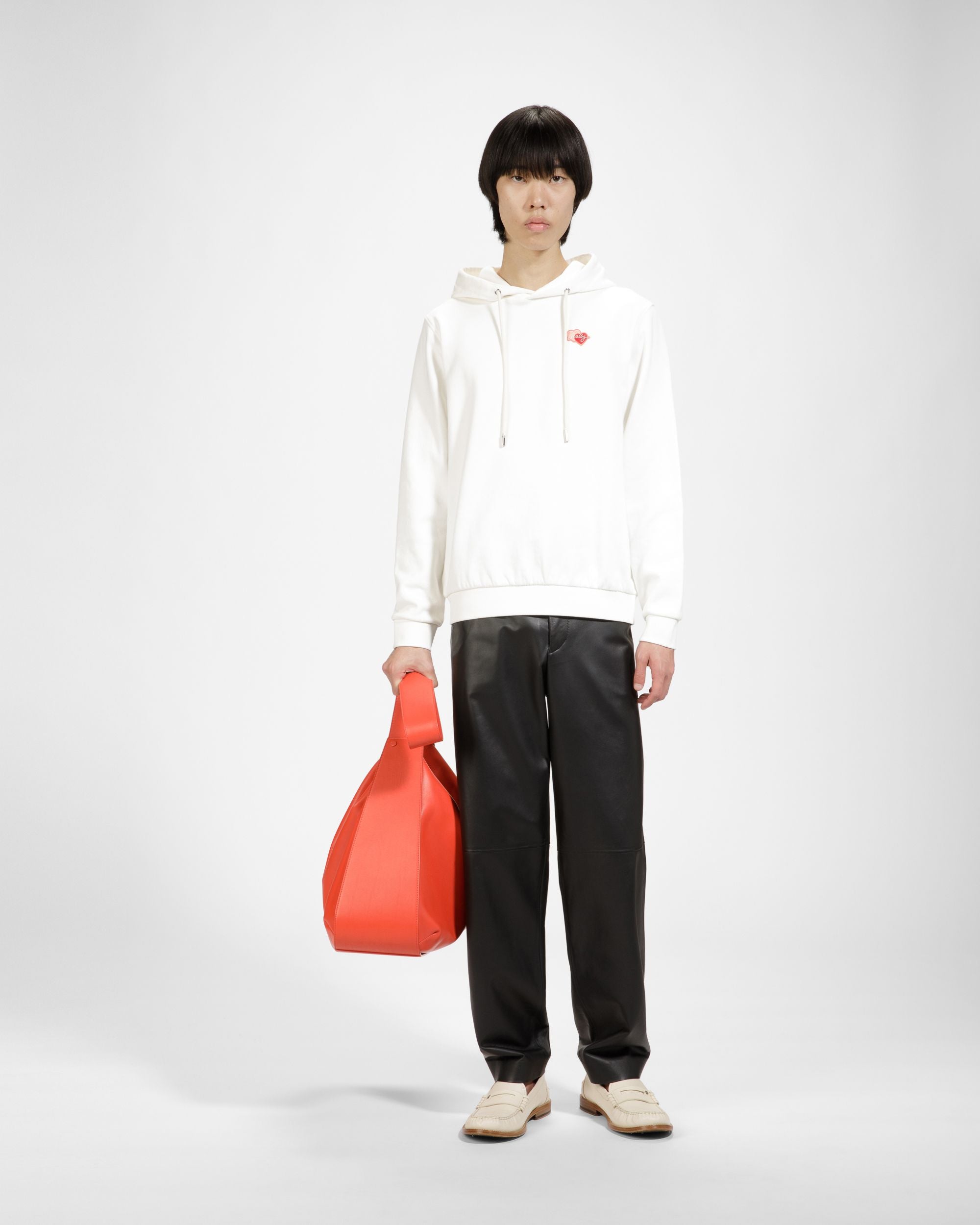 Besticktes Fleece-Sweatshirt Sweatshirt Aus Baumwoll-Fleece Mit Stickerei - Herren - Bally - 03