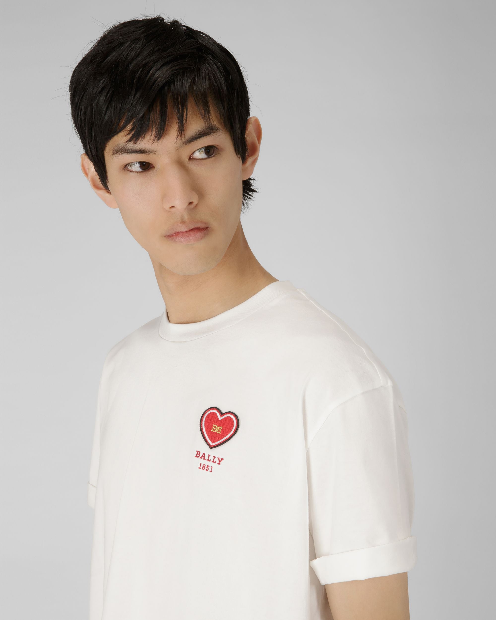 T-Shirt Mit Stickerei - Herren - Bally - 02