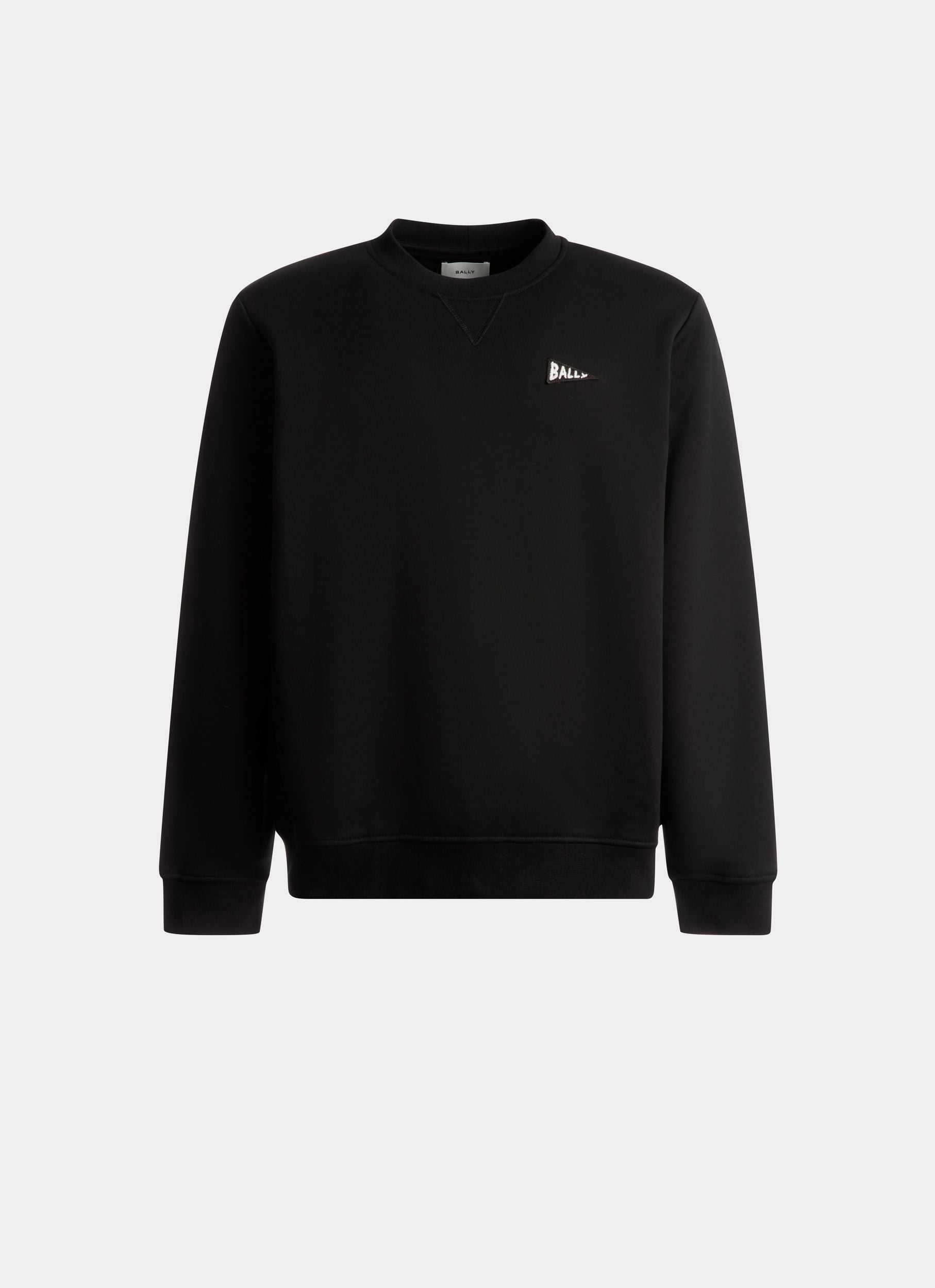 Sweatshirt Aus Schwarzer Stretch-Baumwolle - Herren - Bally - 01