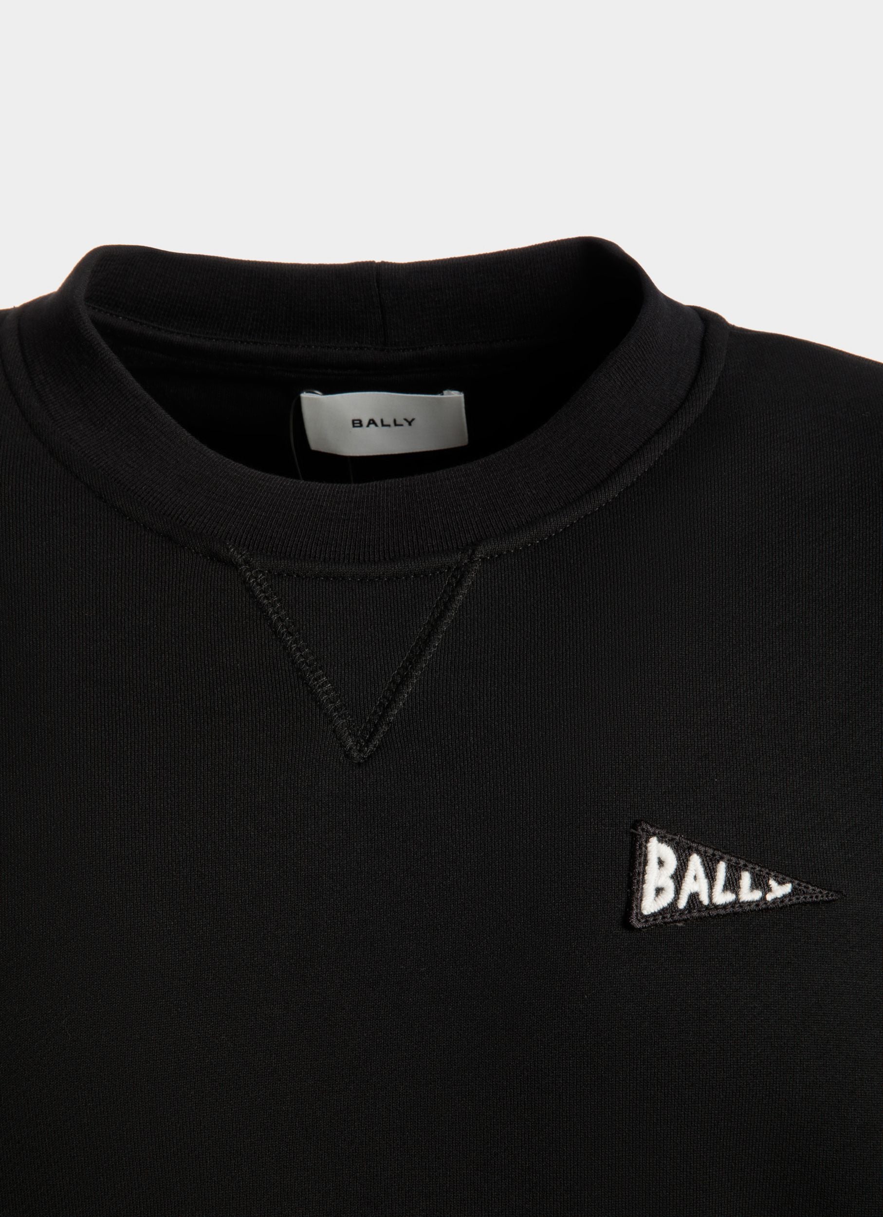 Sweatshirt Aus Schwarzer Stretch-Baumwolle - Herren - Bally - 02