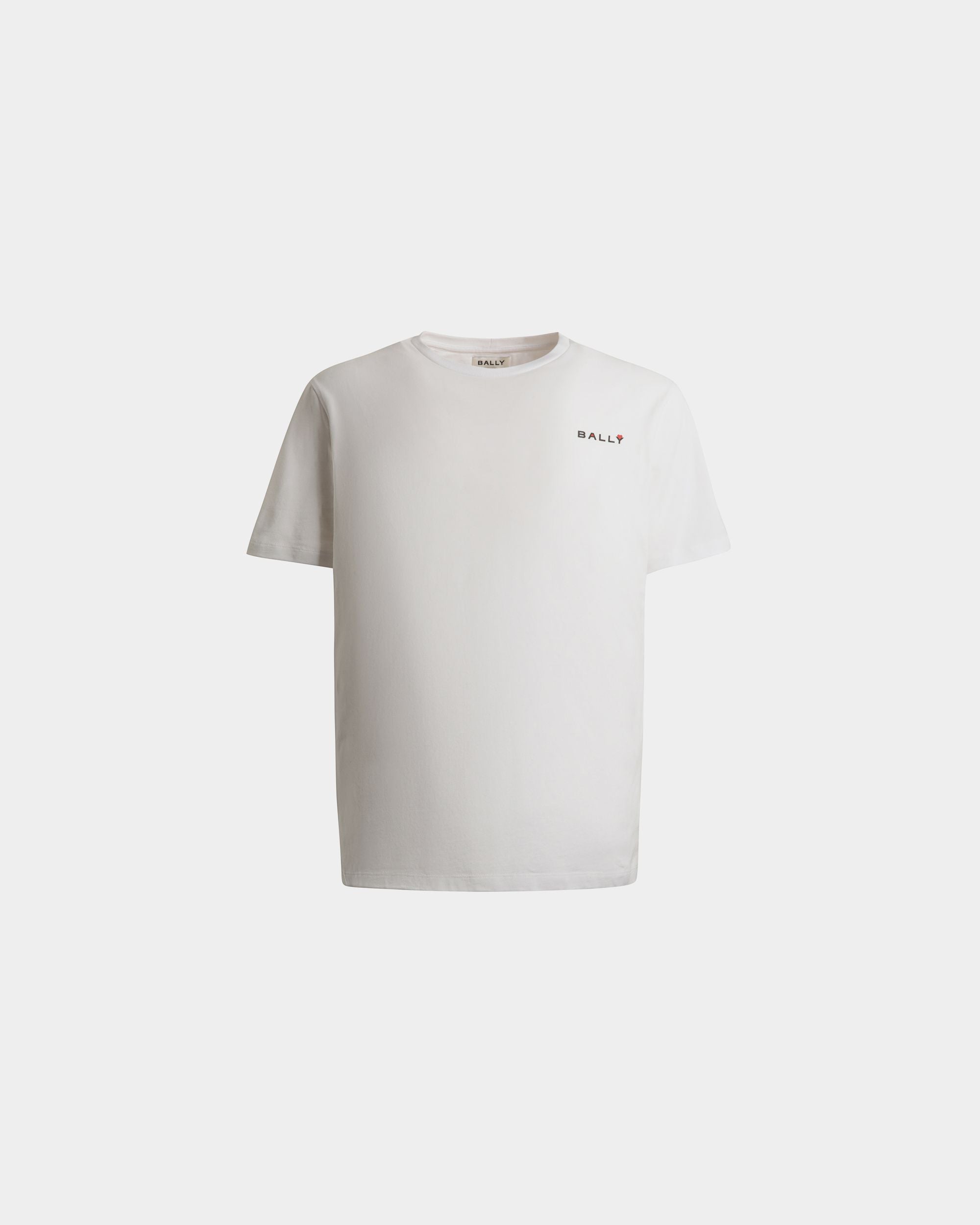 CVD T-Shirt Aus Baumwolle In Weiß - Herren - Bally - 01
