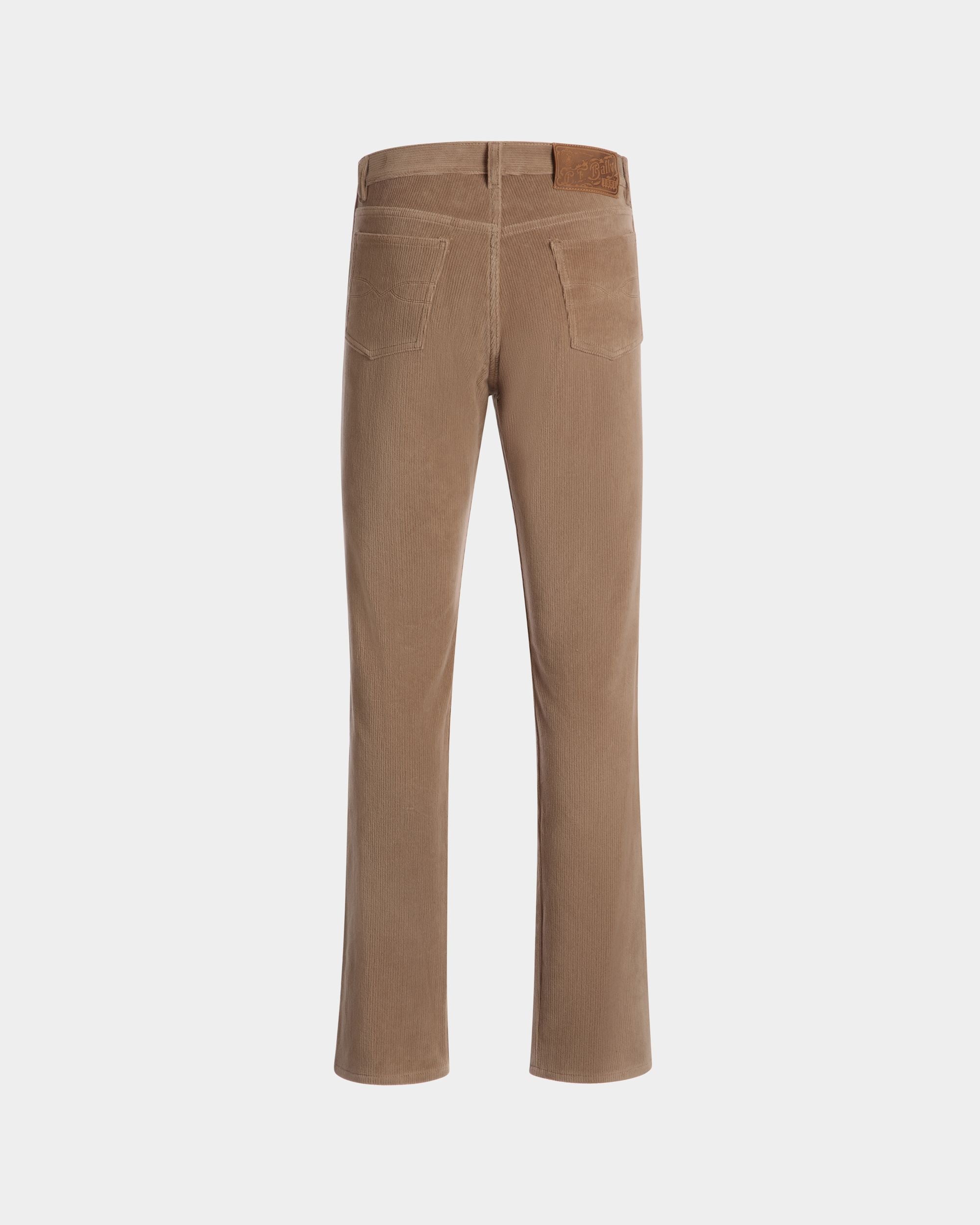 Hose Aus Cord In Camel - Herren - Bally - 03