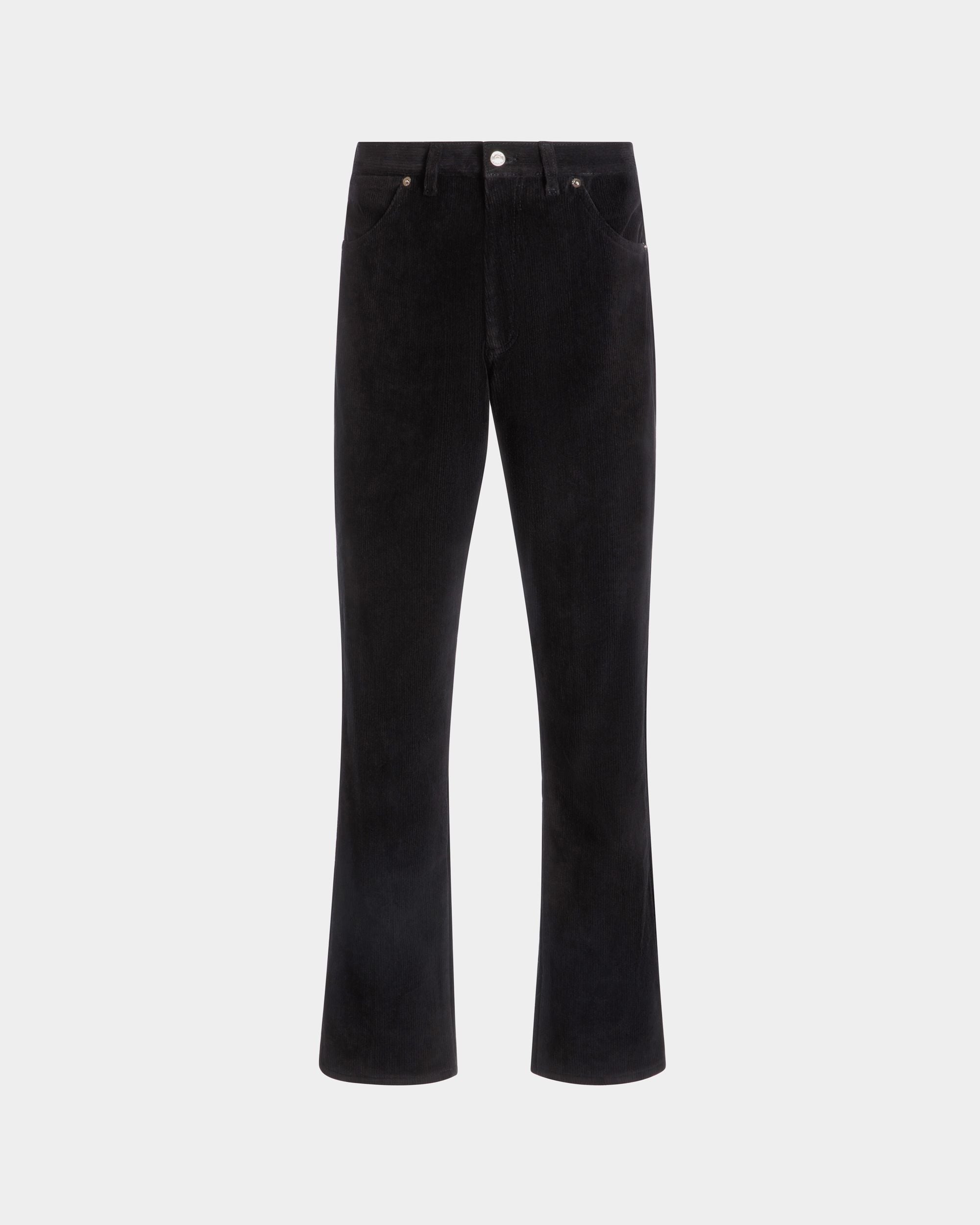 Hose Aus Cord In Schwarz - Herren - Bally - 01