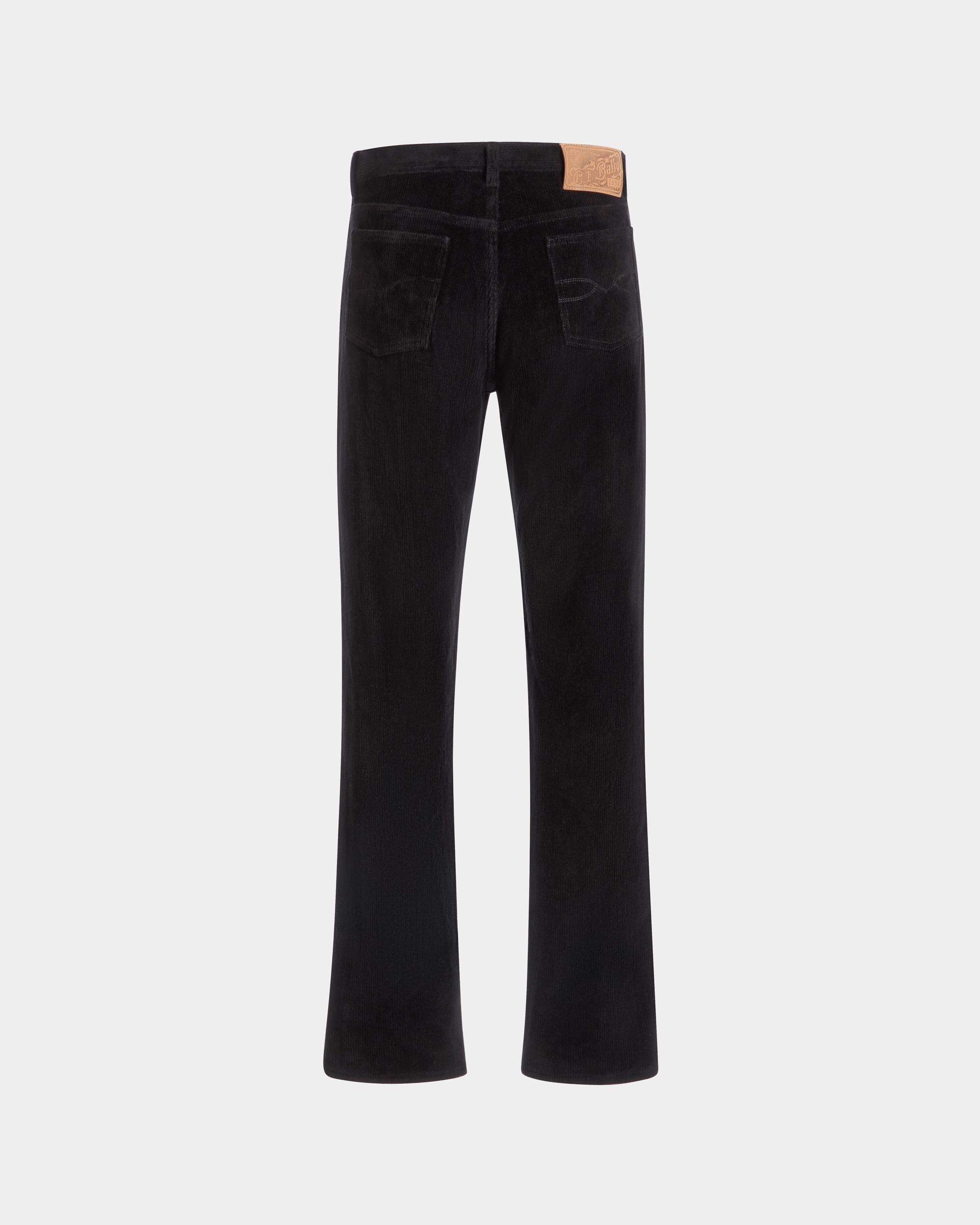 Hose Aus Cord In Schwarz - Herren - Bally - 03