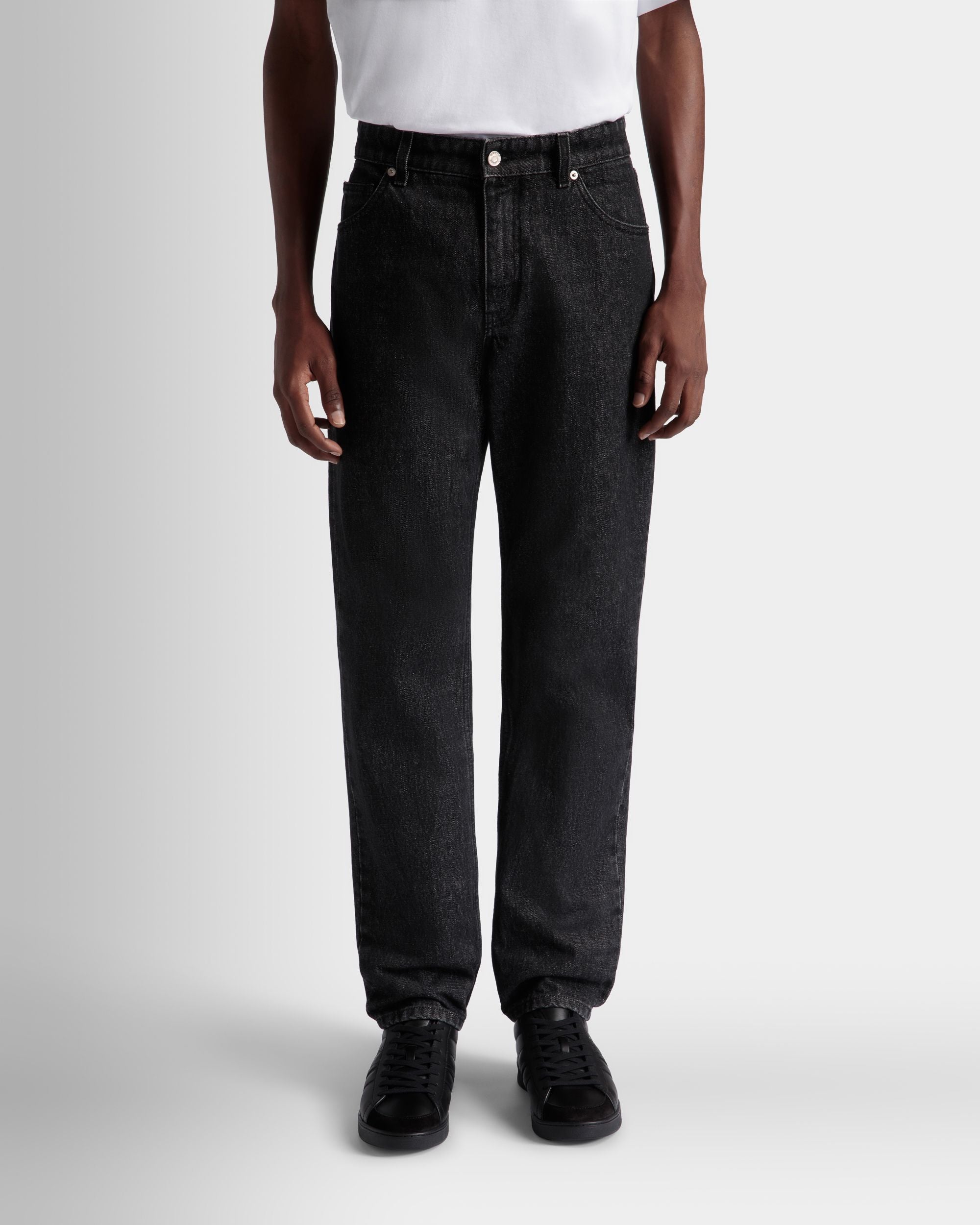 5-Pocket-Hose Aus Baumwolle In Grau - Herren - Bally - 03