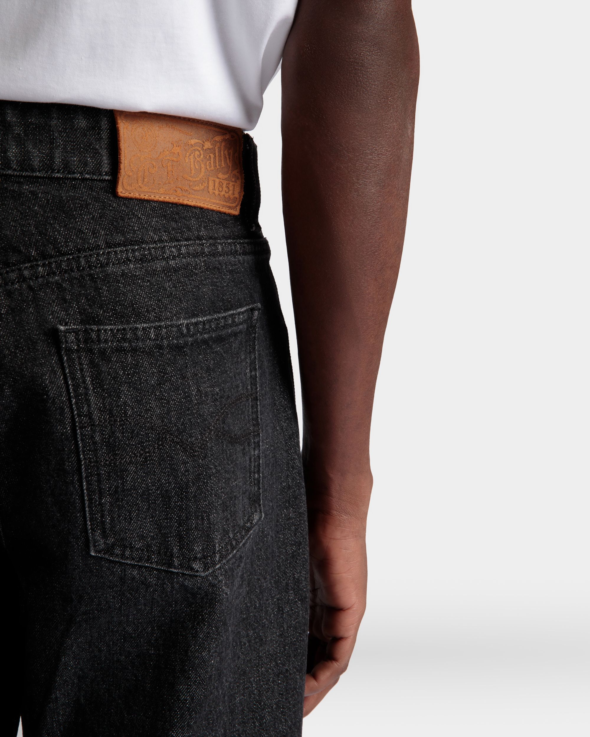 5-Pocket-Hose Aus Baumwolle In Grau - Herren - Bally - 04