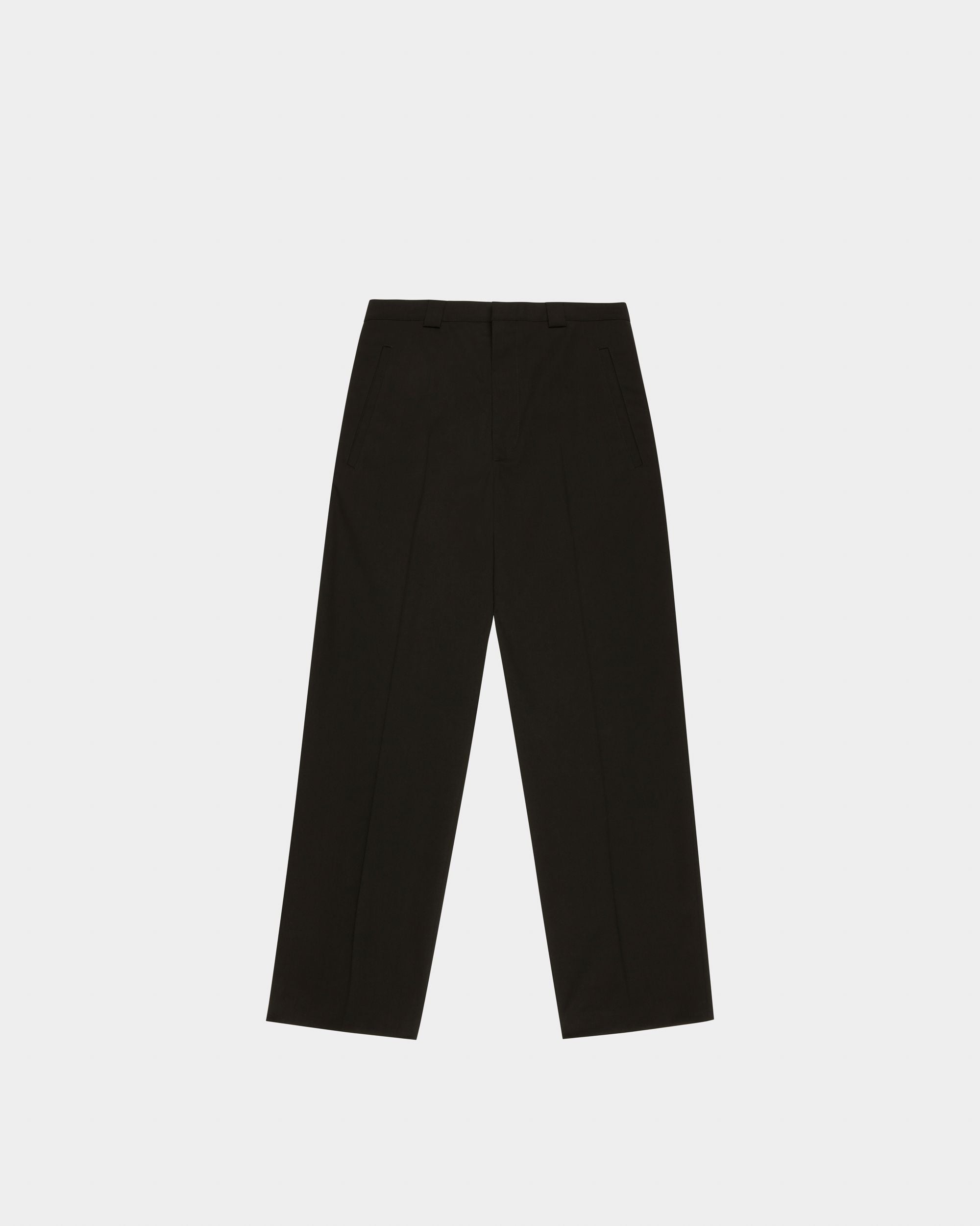 Wollmix-Hose In Schwarz - Herren - Bally - 01