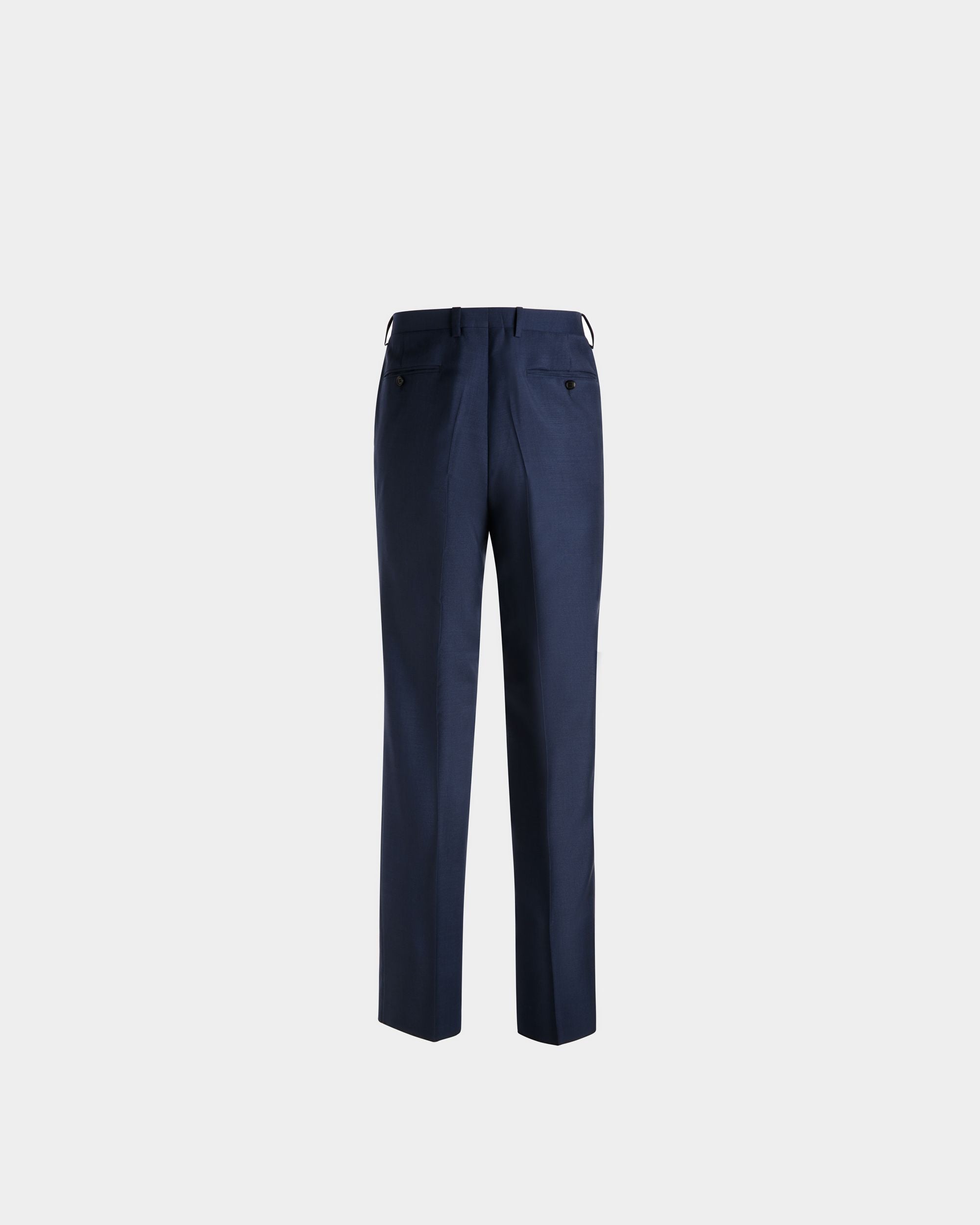 Gerade Wollmix-Hose In Marineblau - Herren - Bally - 06