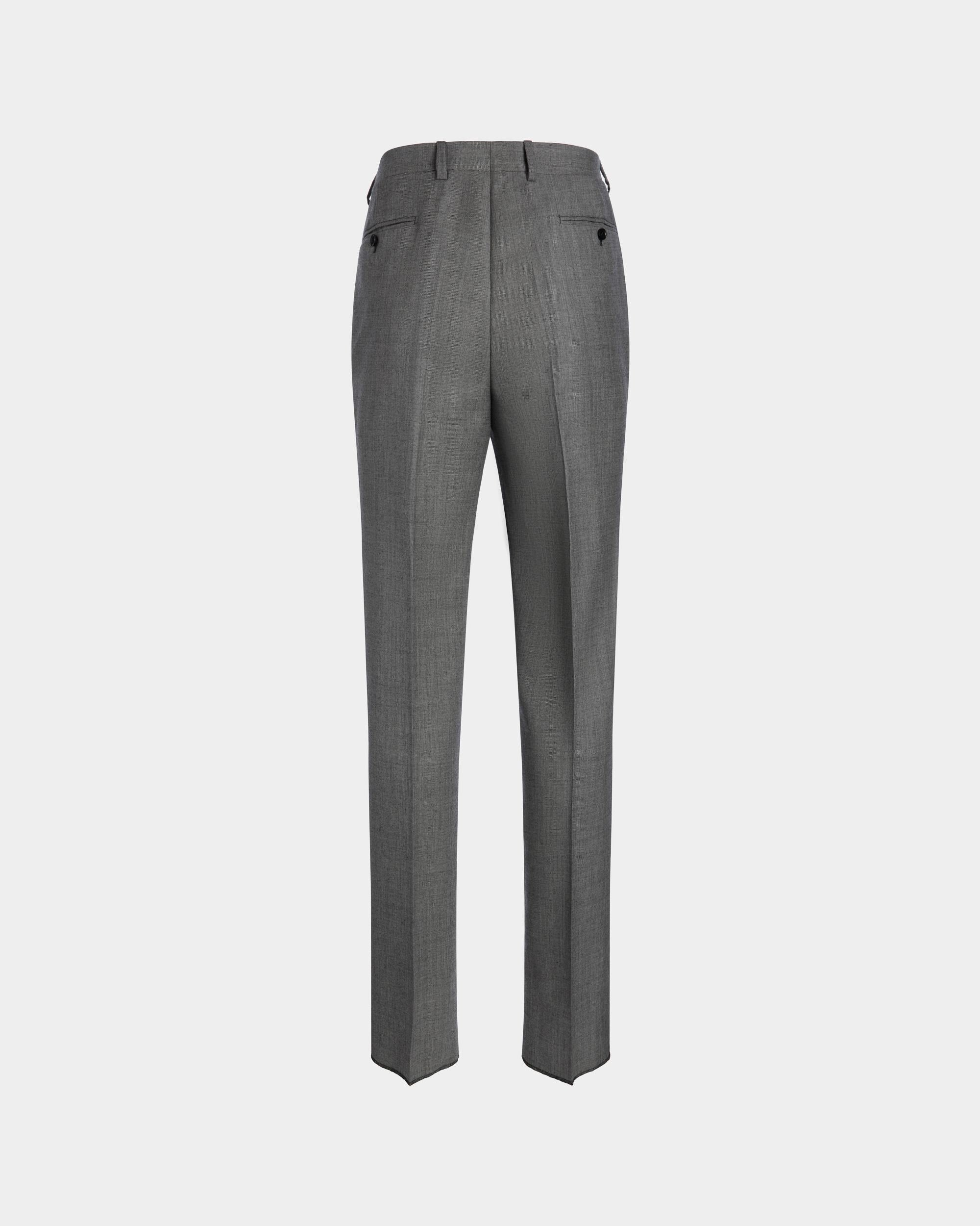 Trousers Trousers In Grey Wool - Herren - Bally - 03