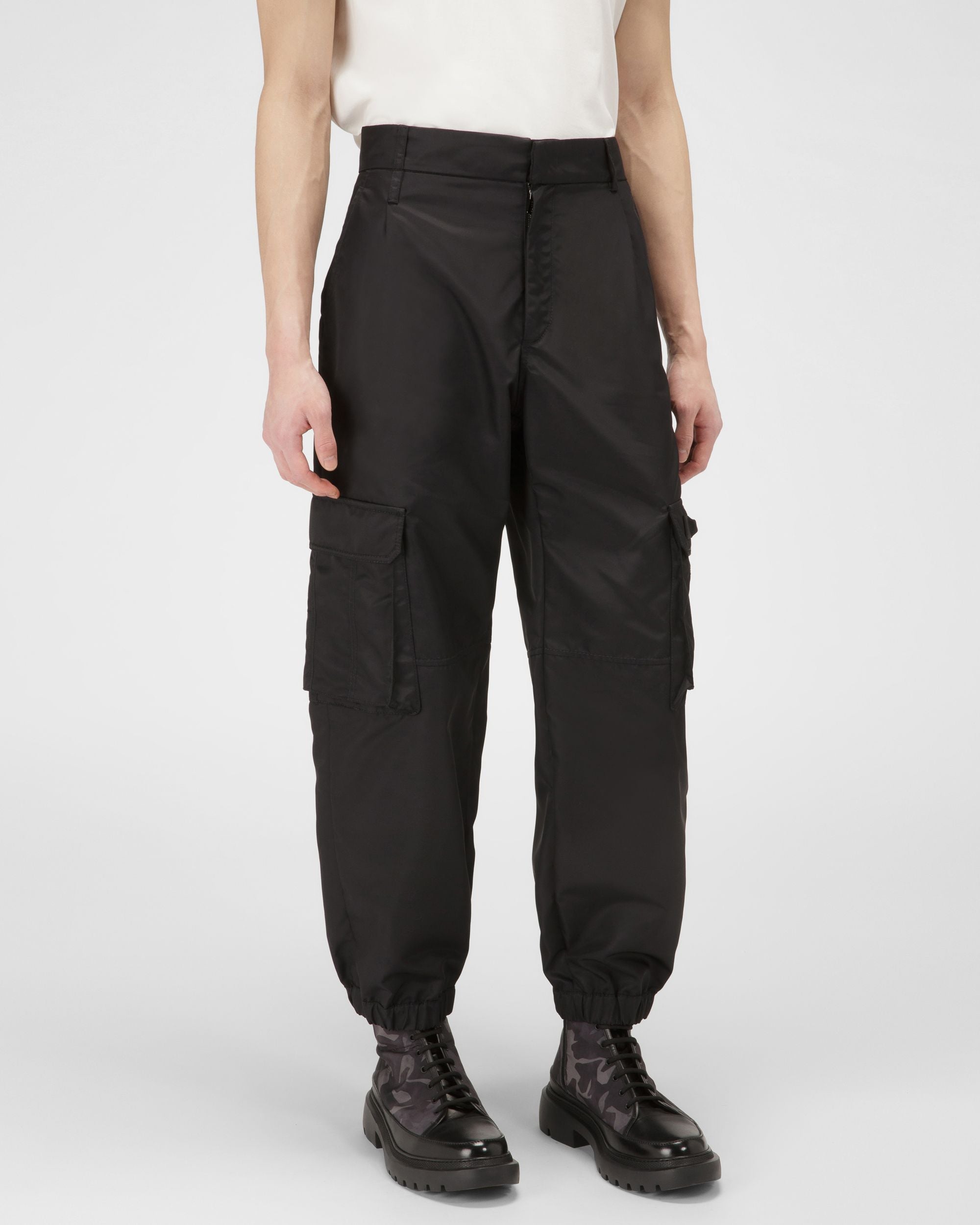 Hose Aus Schwarzem Recyceltem Nylon - Herren - Bally - 01