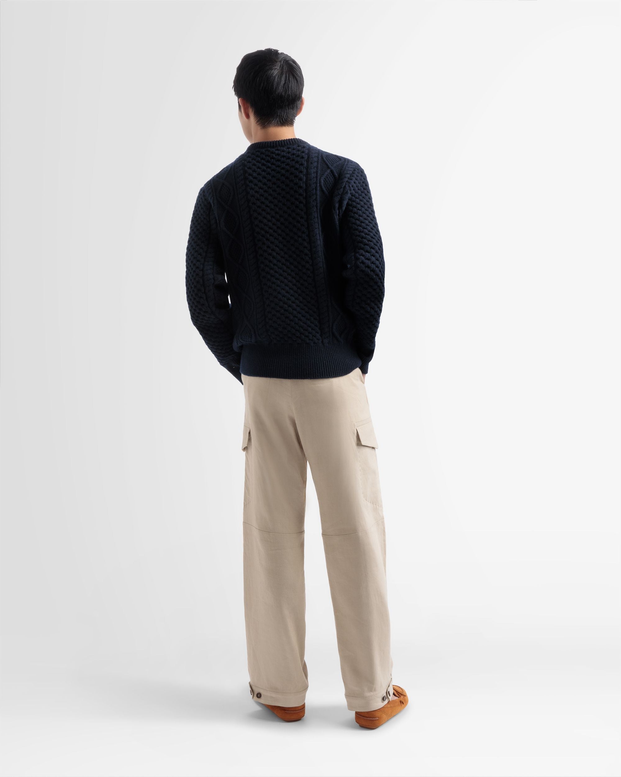 Gerade Leinenhose In Beige - Herren - Bally - 05