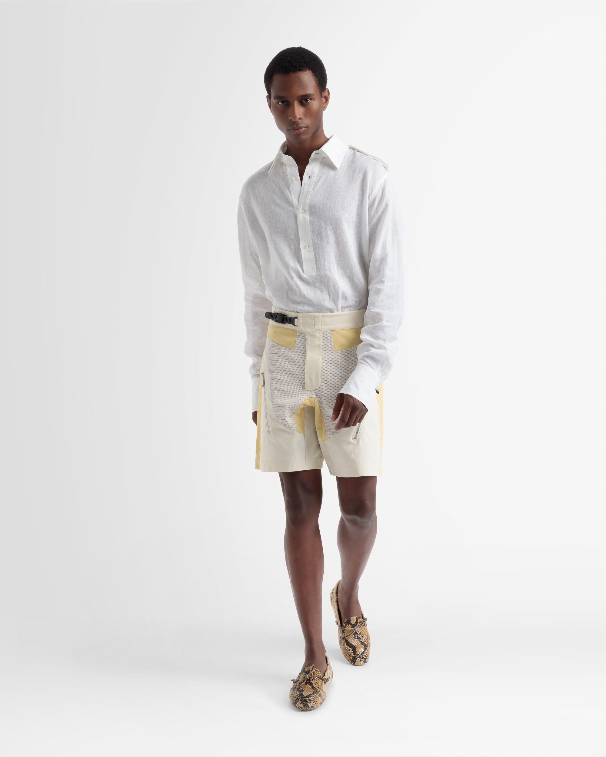 Bermuda-Shorts Aus Segeltuch Mehrfarbig - Herren - Bally - 01