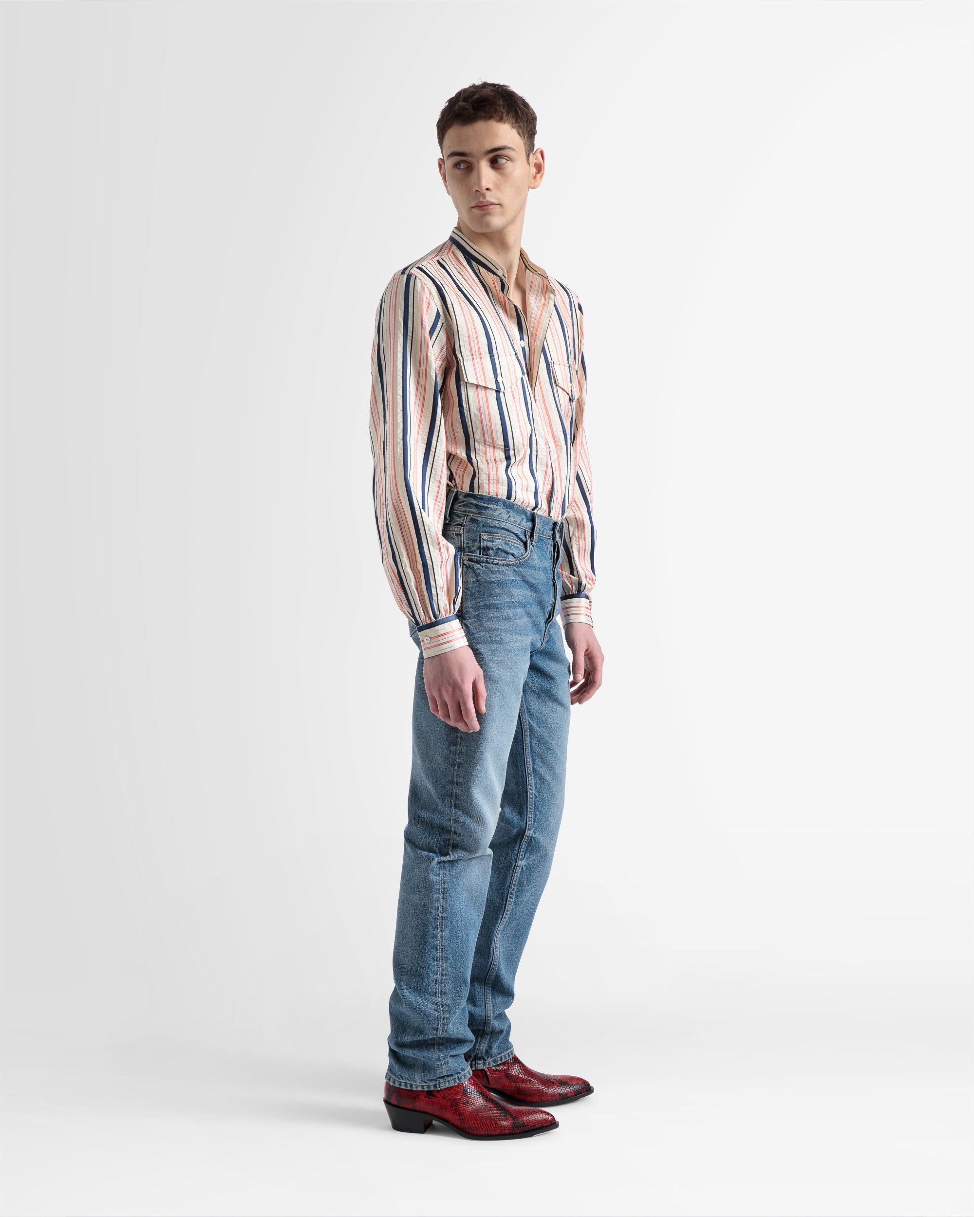 Schlaghose Aus Blauem Denim - Herren - Bally - 05