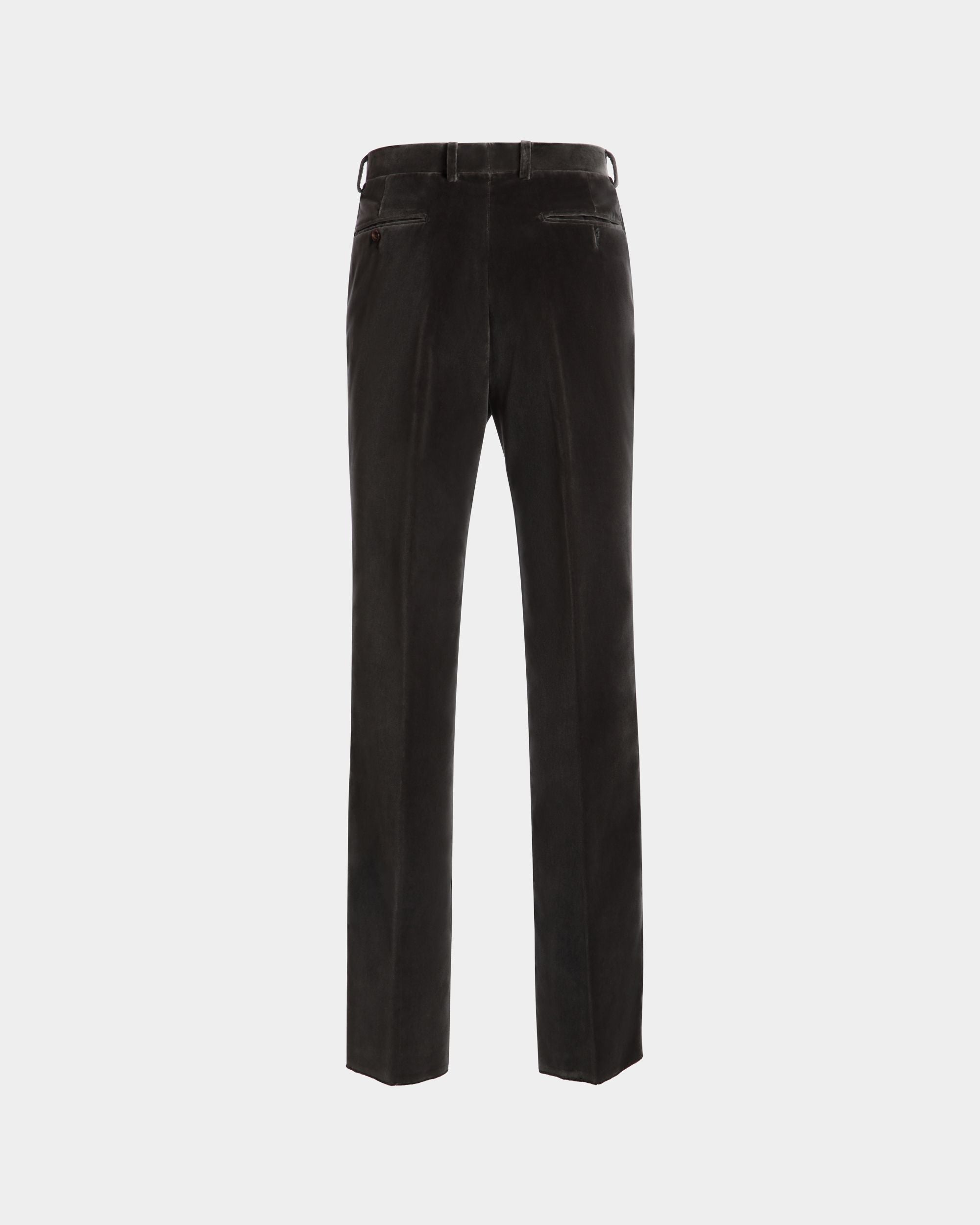 Hose Aus Grauem Samt - Herren - Bally - 03