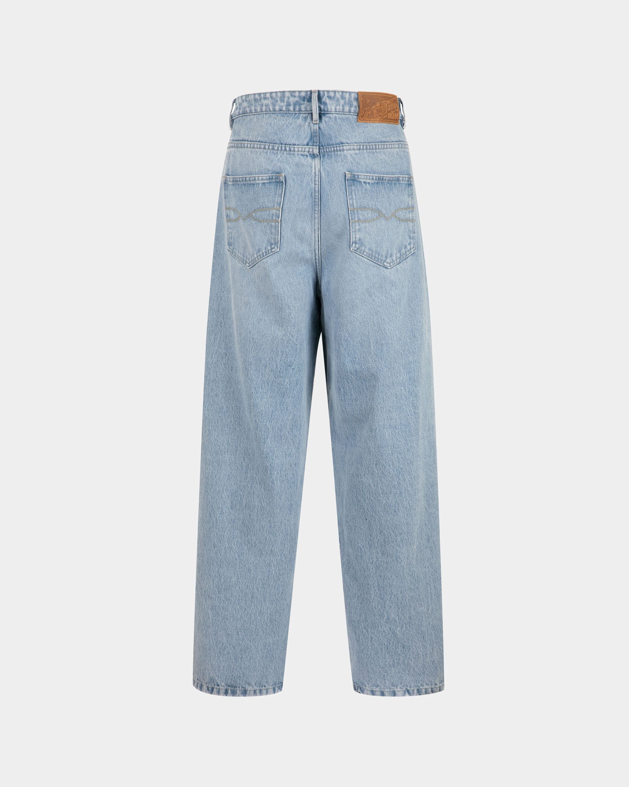 Relaxed Jeanshose Aus Baumwolle In Light Indigo - Herren - Bally - 03