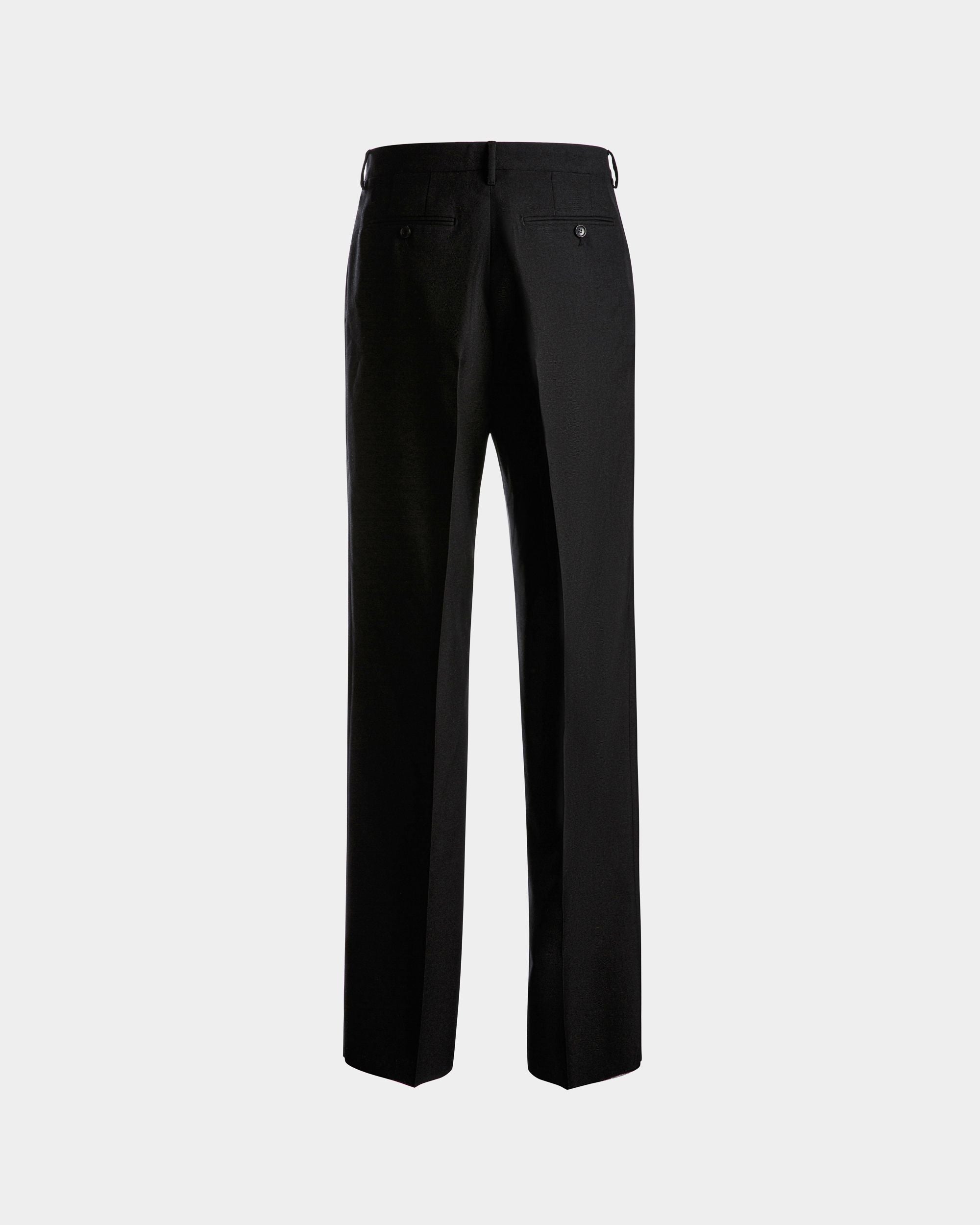 Hose Aus Schwarzem Wollmischgewebe - Herren - Bally - 02