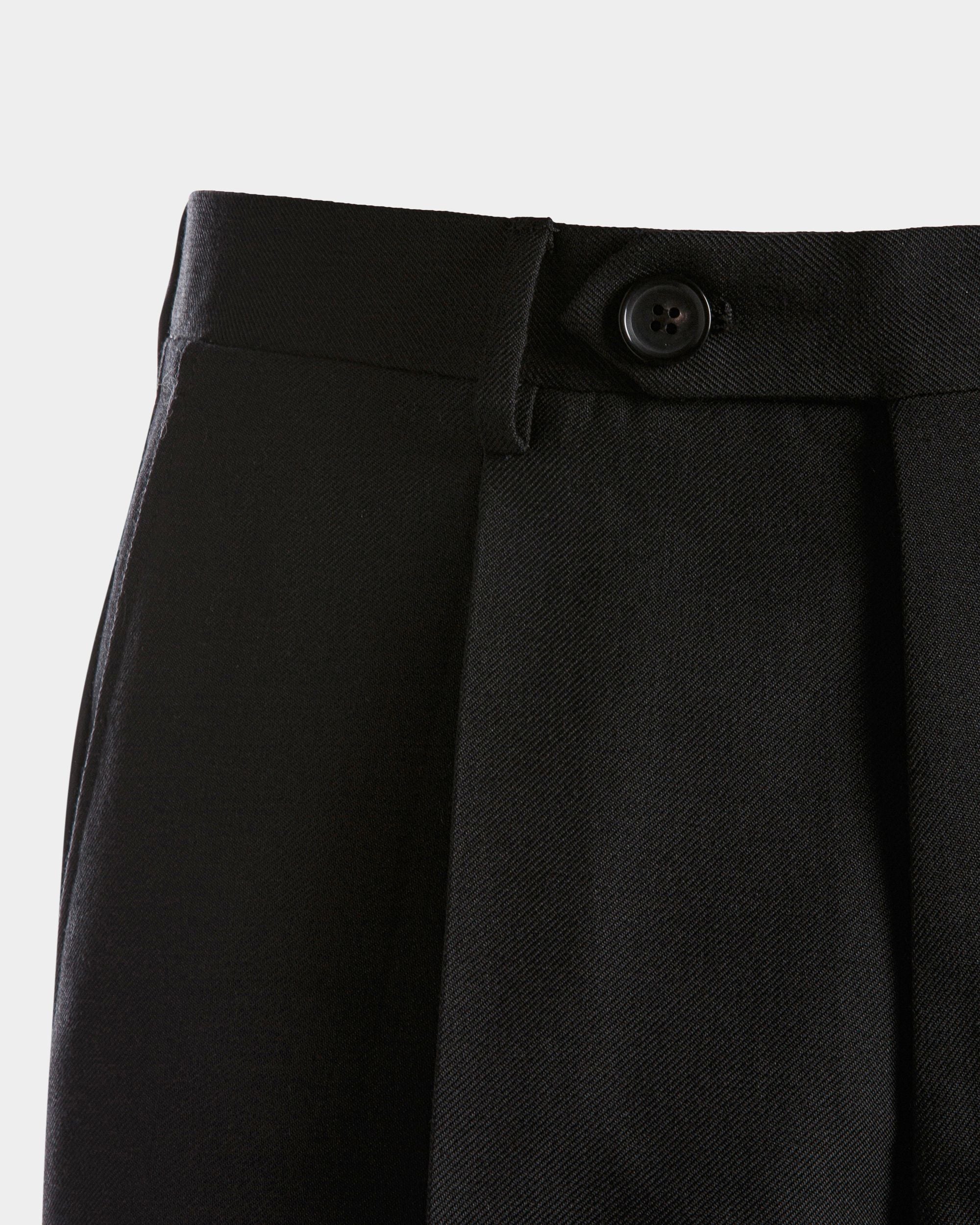 Hose Aus Schwarzem Wollmischgewebe - Herren - Bally - 03