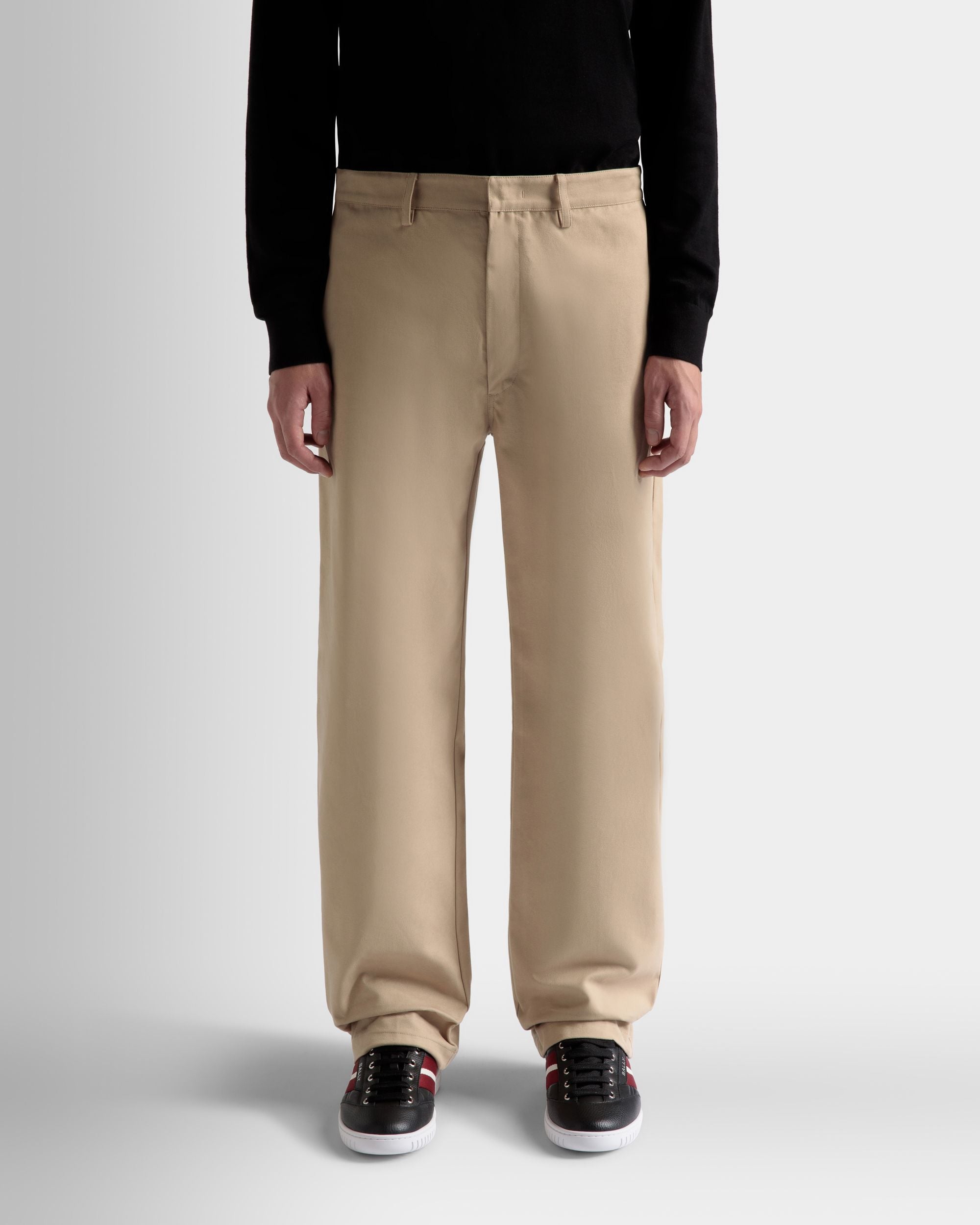Hose Aus Baumwolle In Camel - Herren - Bally - 03