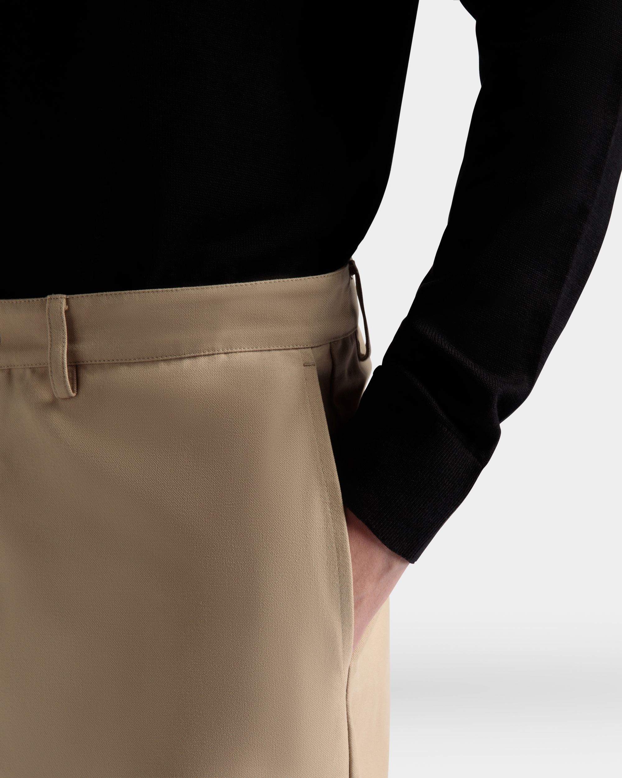 Hose Aus Baumwolle In Camel - Herren - Bally - 04