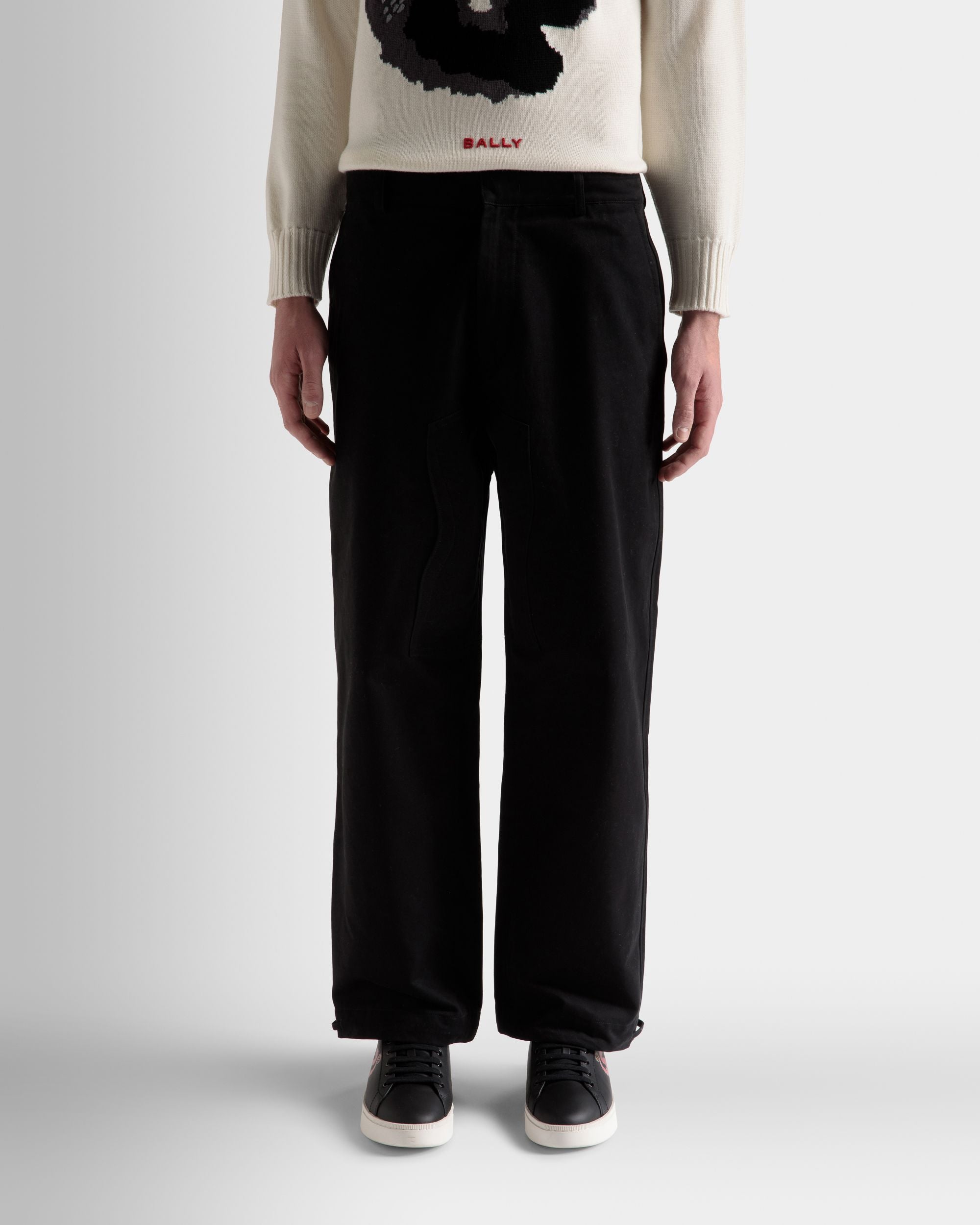 Hose Aus Baumwolle In Schwarz - Herren - Bally - 03