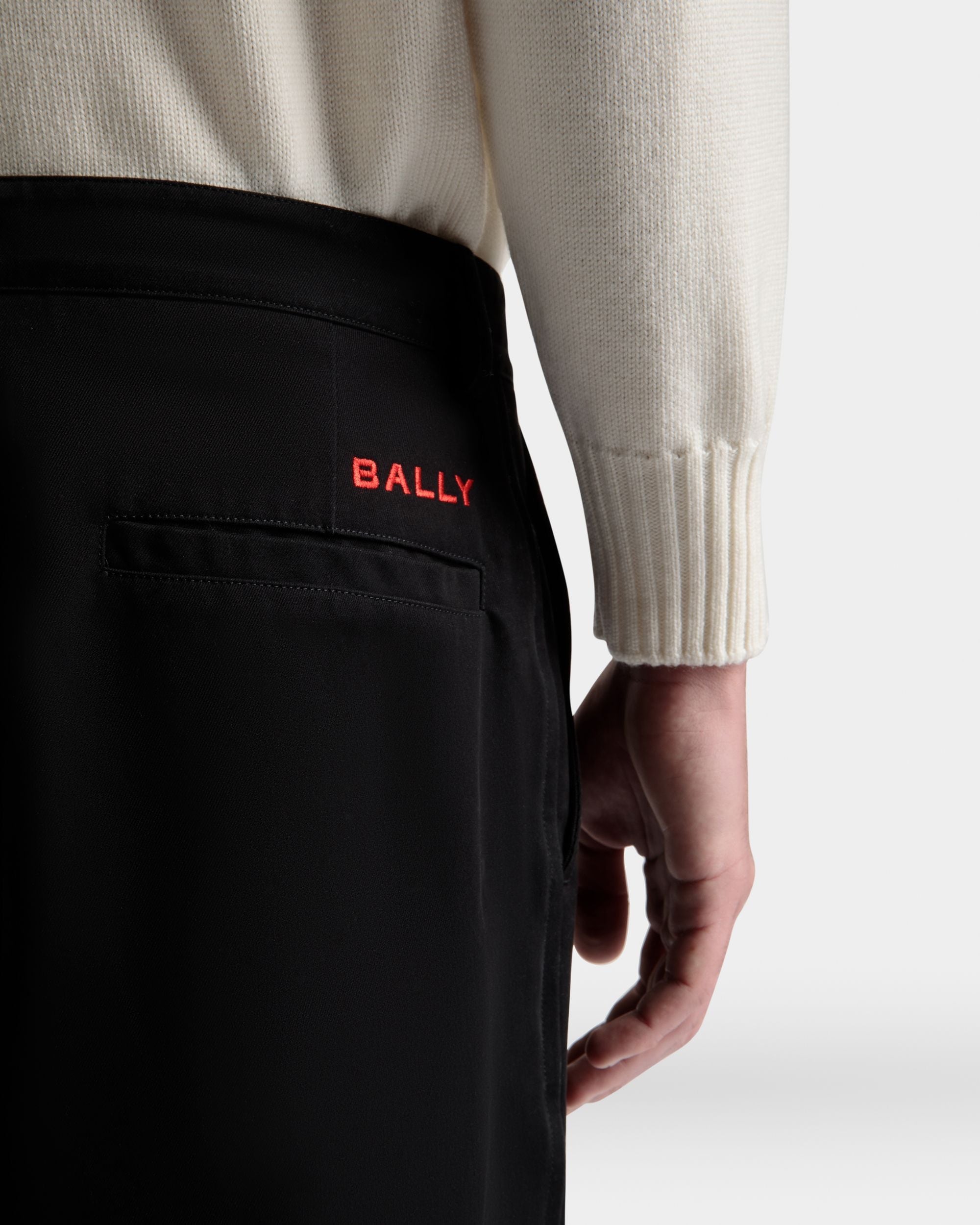 Hose Aus Baumwolle In Schwarz - Herren - Bally - 04