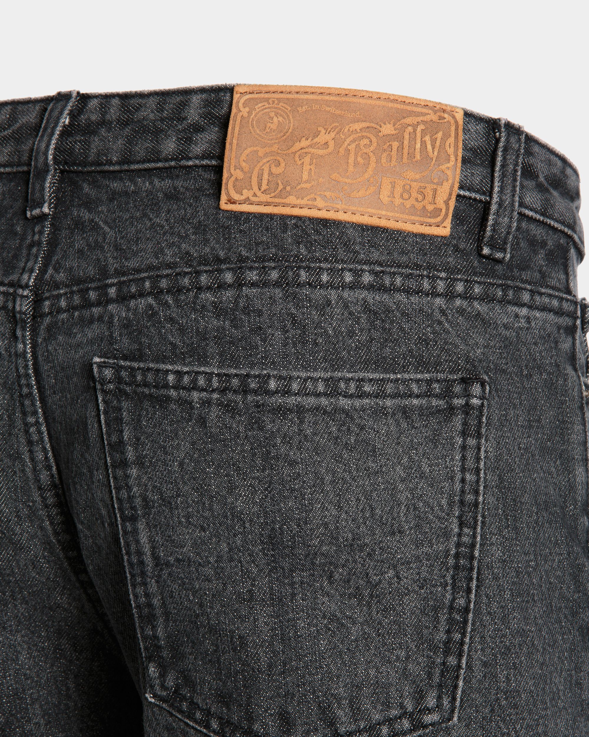 Ausgestellte Denim Hose Aus Baumwolle In Grau - Herren - Bally - 02