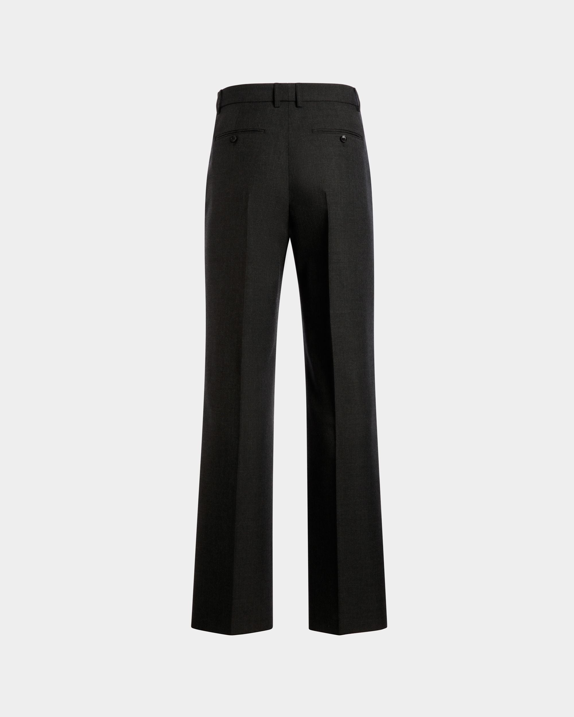 Hose Aus Einer Wollmischung In Grau Meliert - Herren - Bally - 07