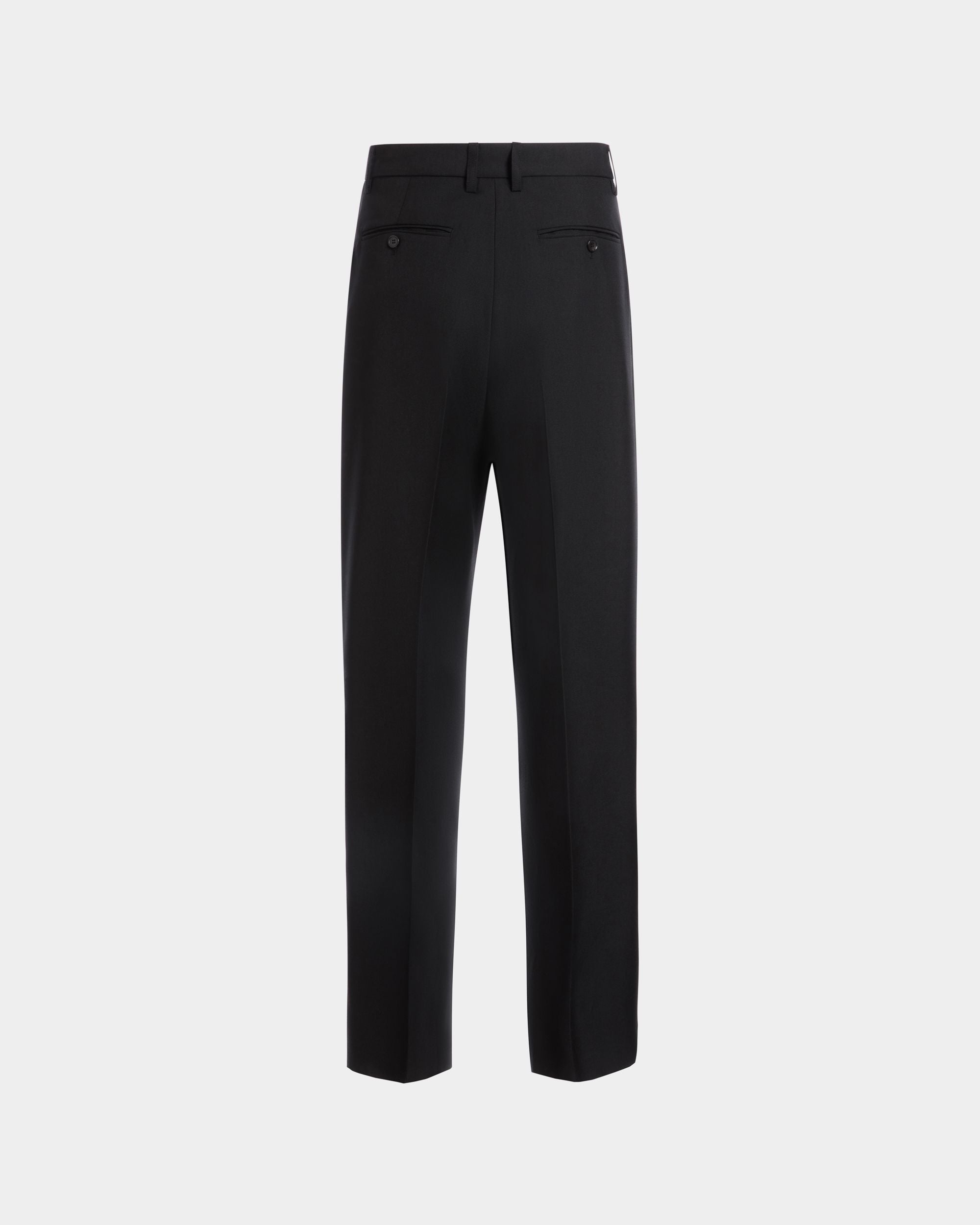 Elegante Hose Aus Wollmix In Schwarz - Herren - Bally - 03