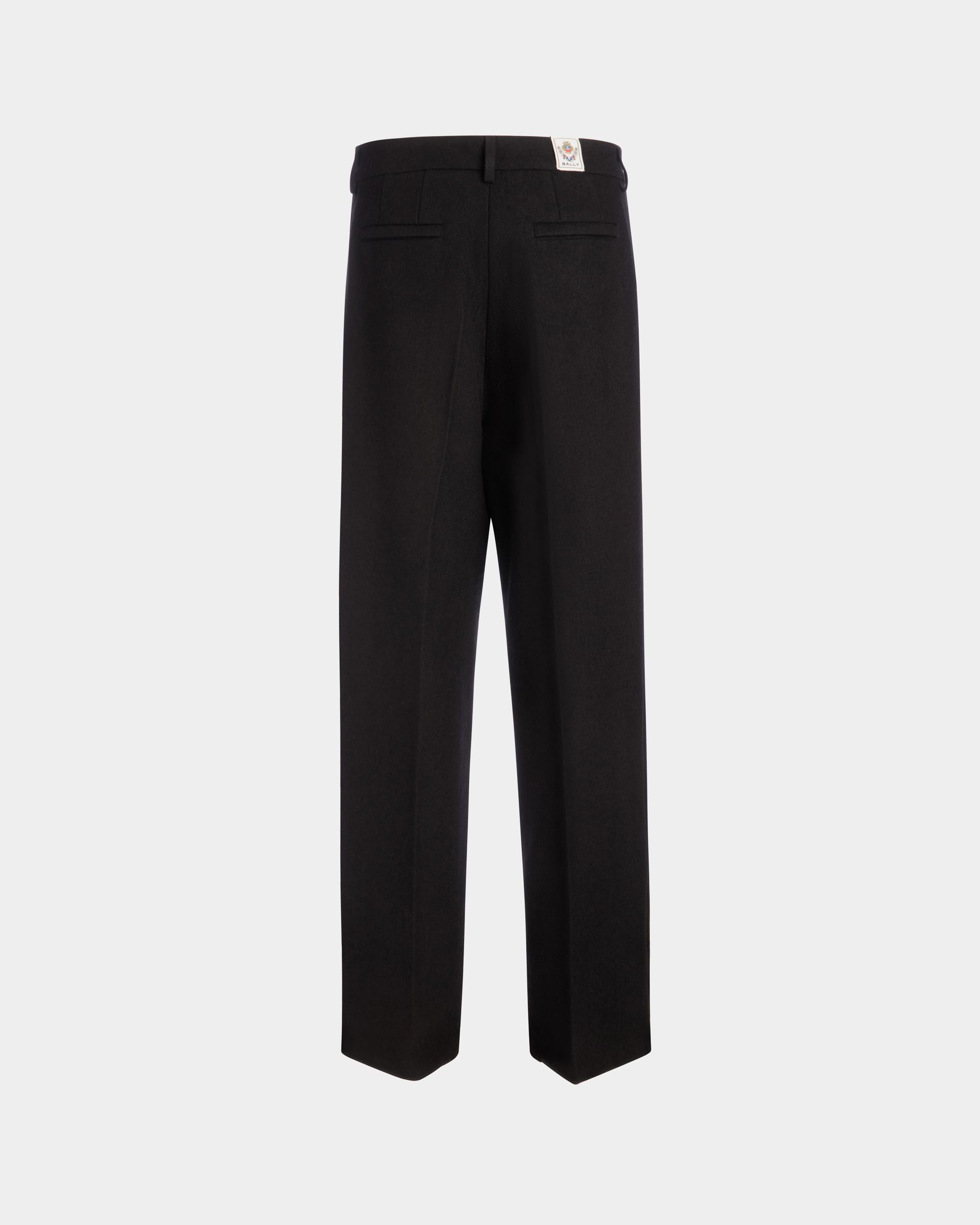 Winter Capsule Bundfaltenhose Aus Wollmix In Schwarz - Herren - Bally - 03