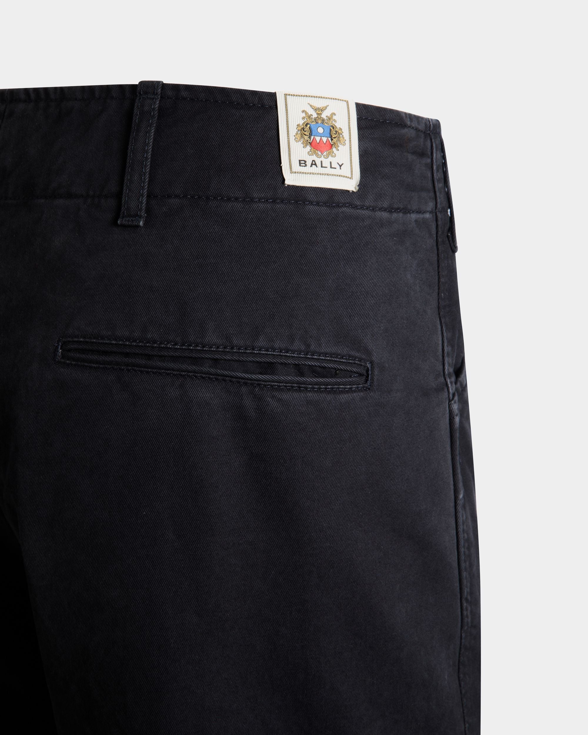 5-Pocket-Hose Aus Baumwolle In Navy Blue - Herren - Bally - 02