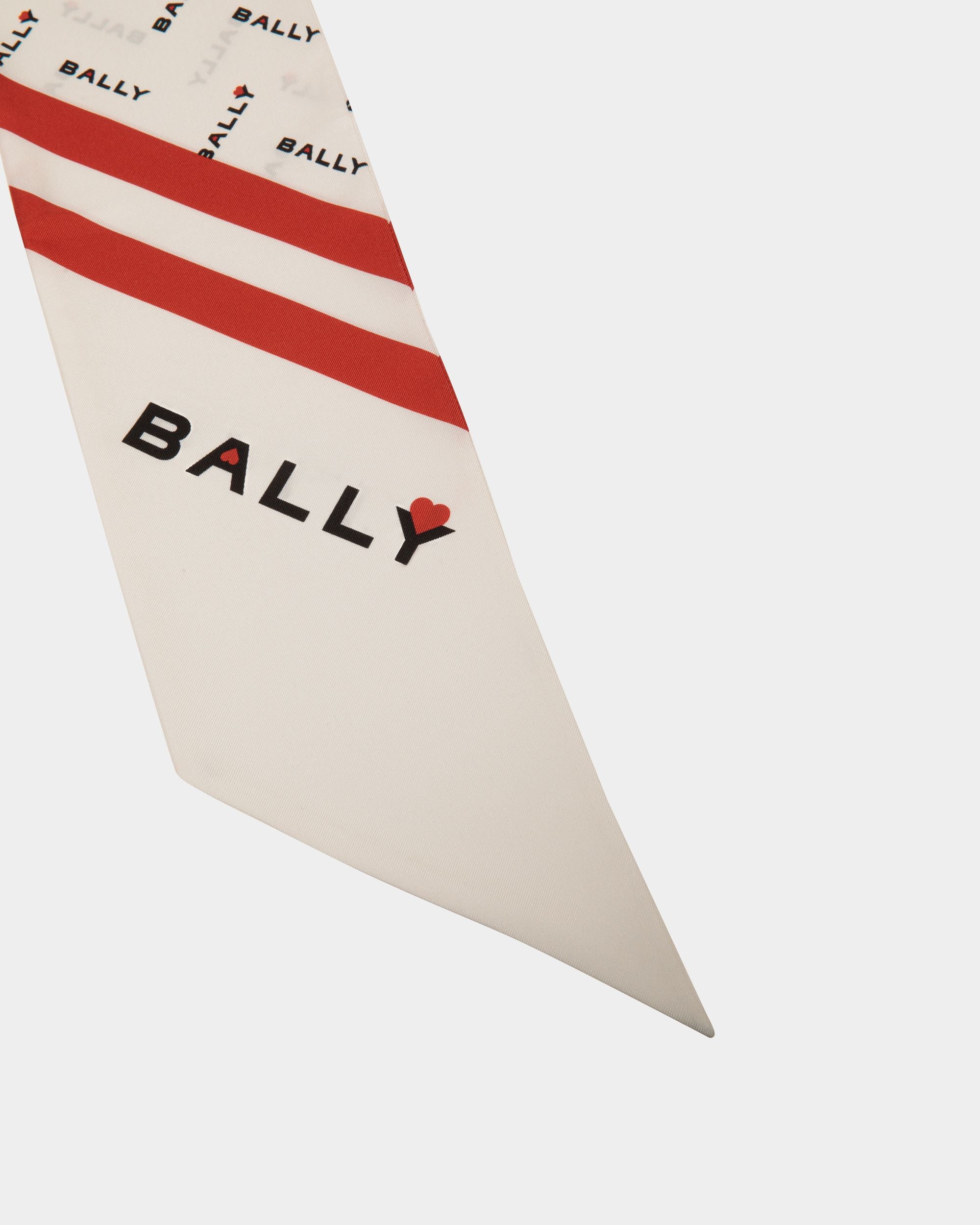 CVD Halstuch Aus Elfenbeinfarbener Seide - Damen - Bally - 02