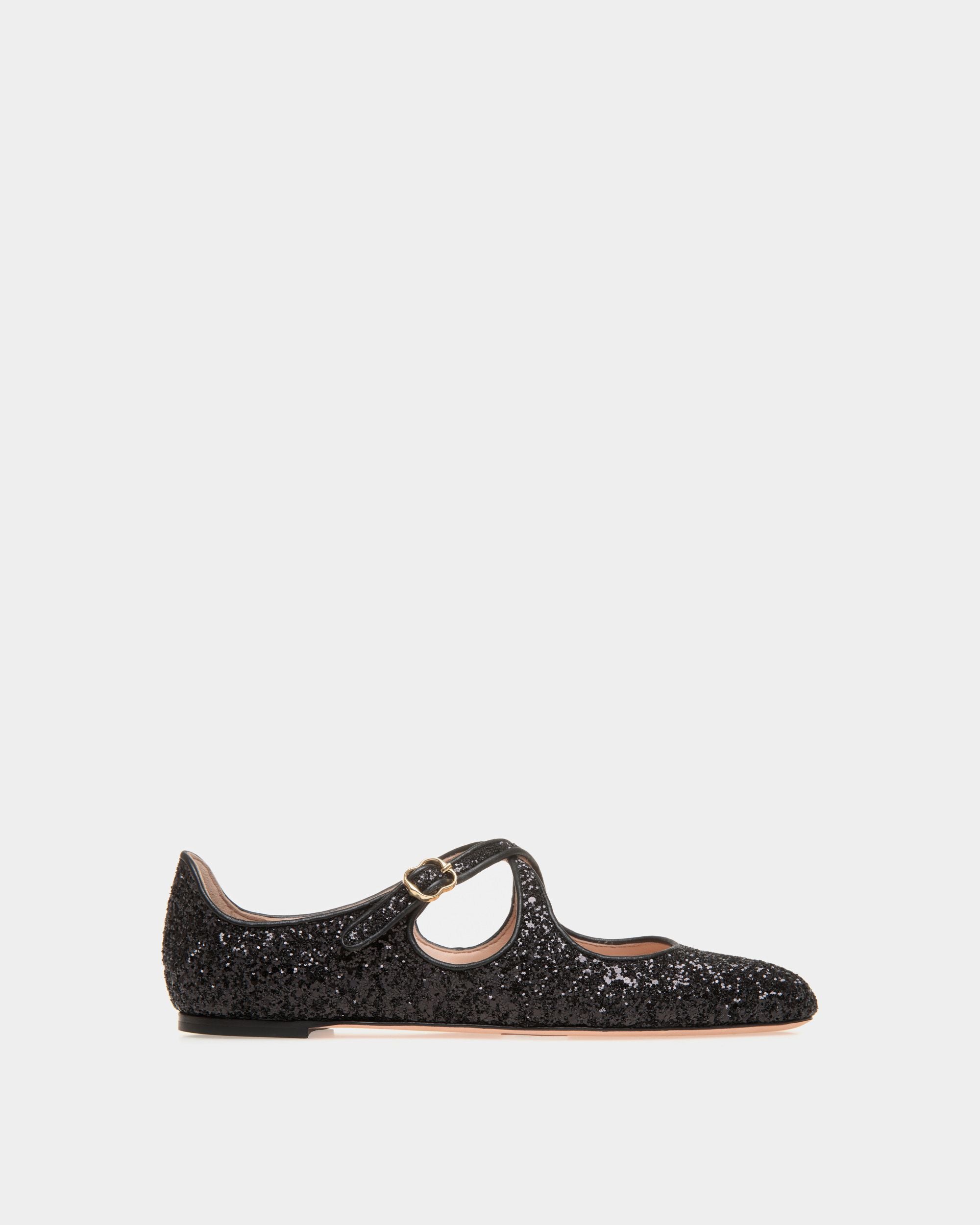 Ballyrina Ballerina Aus Glitzerstoff In Schwarz - Damen - Bally - 01