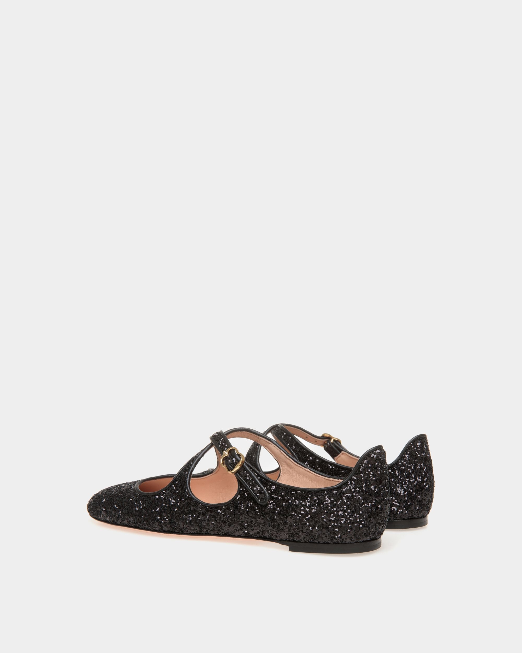 Ballyrina Ballerina Aus Glitzerstoff In Schwarz - Damen - Bally - 03