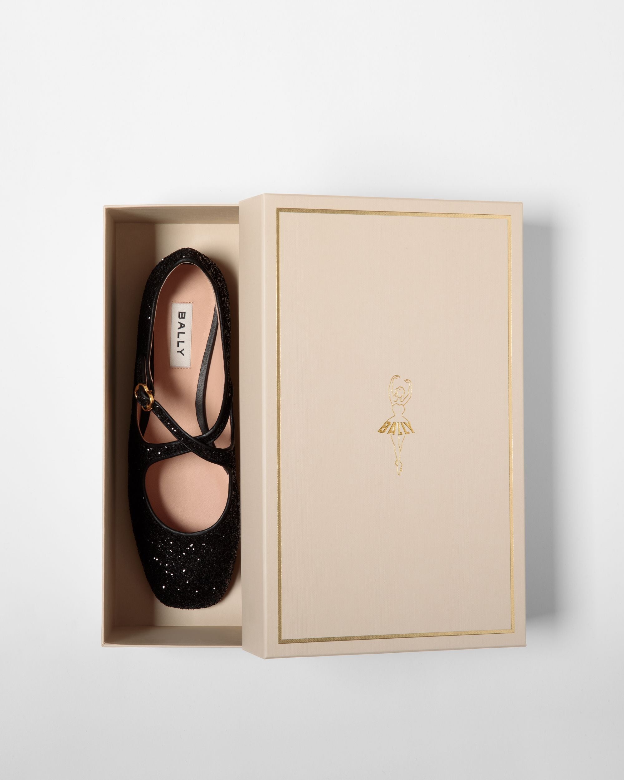 Ballyrina Ballerina Aus Glitzerstoff In Schwarz - Damen - Bally - 06
