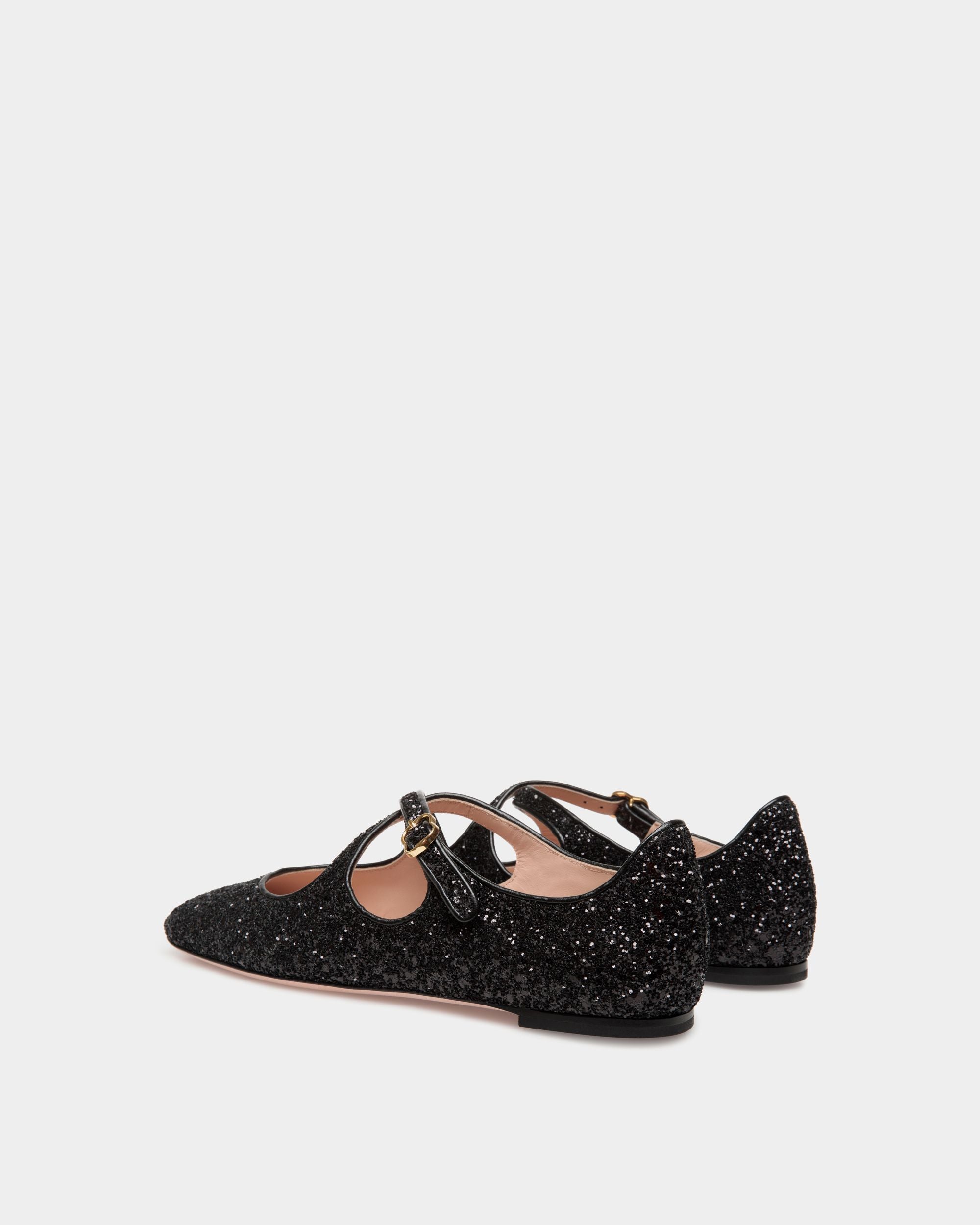 Ballyrina Ballerina Aus Glitzerstoff In Schwarz - Damen - Bally - 03