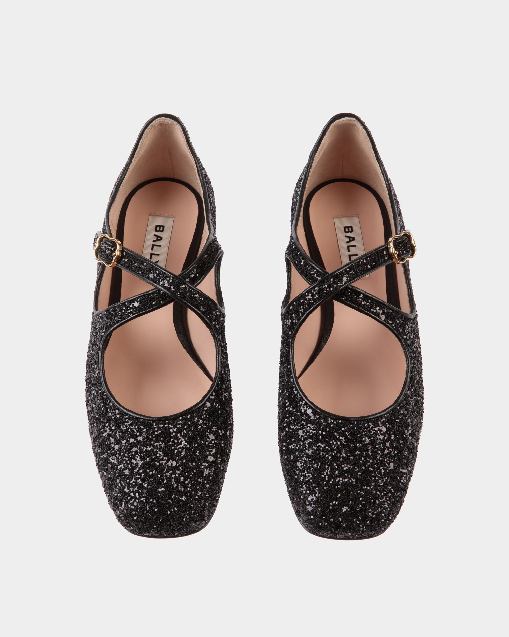 Ballyrina Ballerina Aus Glitzerstoff In Schwarz - Damen - Bally - 04